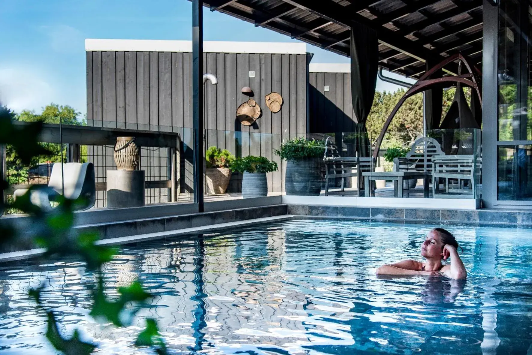 Hot Spring Bath, Swimming Pool in Arken Hotel & Art Garden Spa
