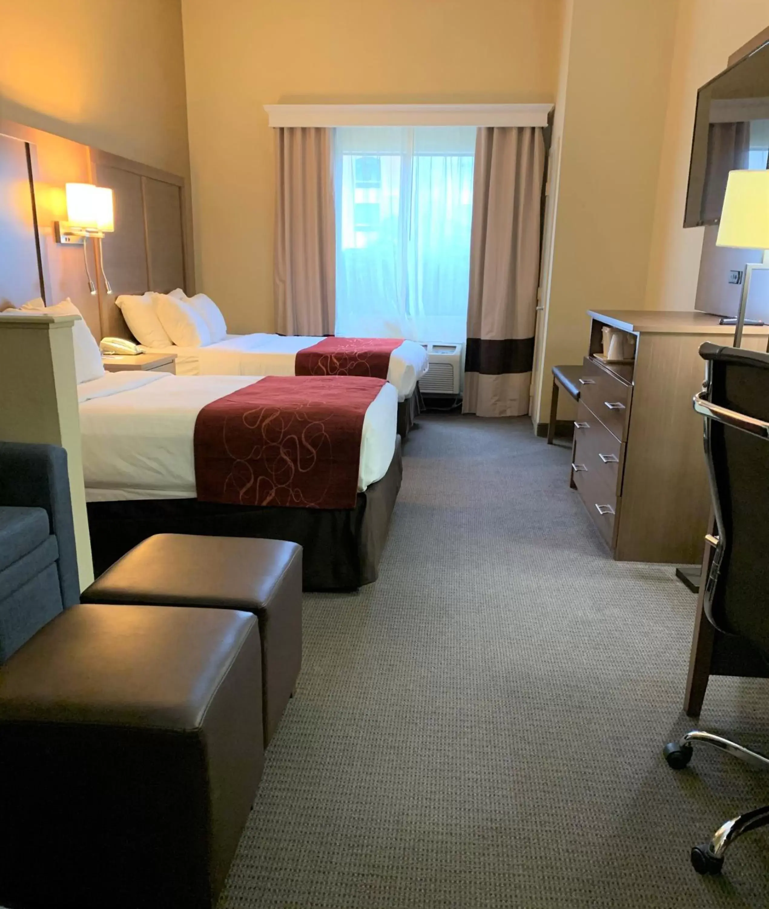 Double Suite with Two Double Beds - Accessible/Non-Smoking in Comfort Suites Bush Intercontinental Airport