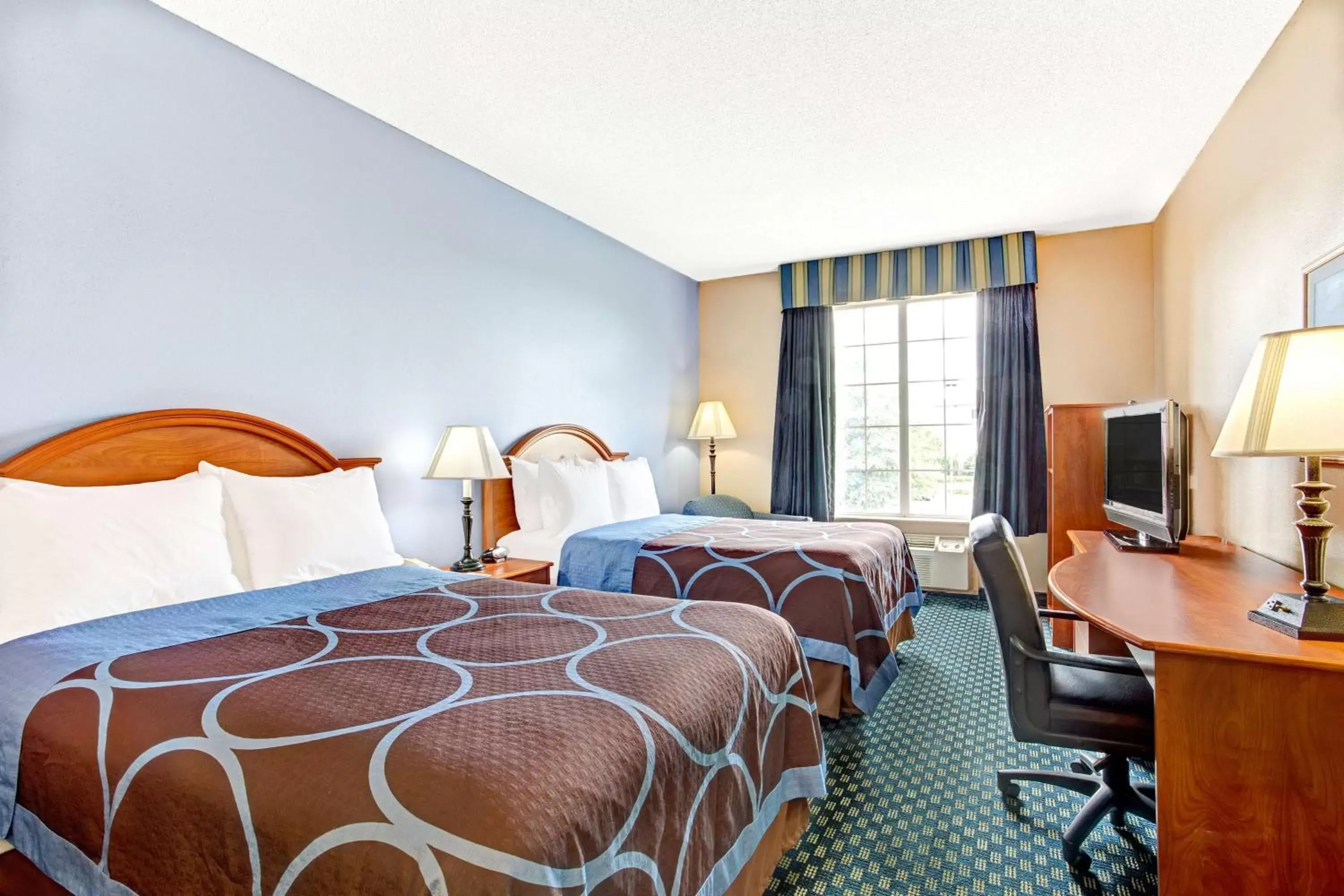 Queen Room with Two Queen Beds - Non-Smoking in Super 8 by Wyndham Smithfield-Selma