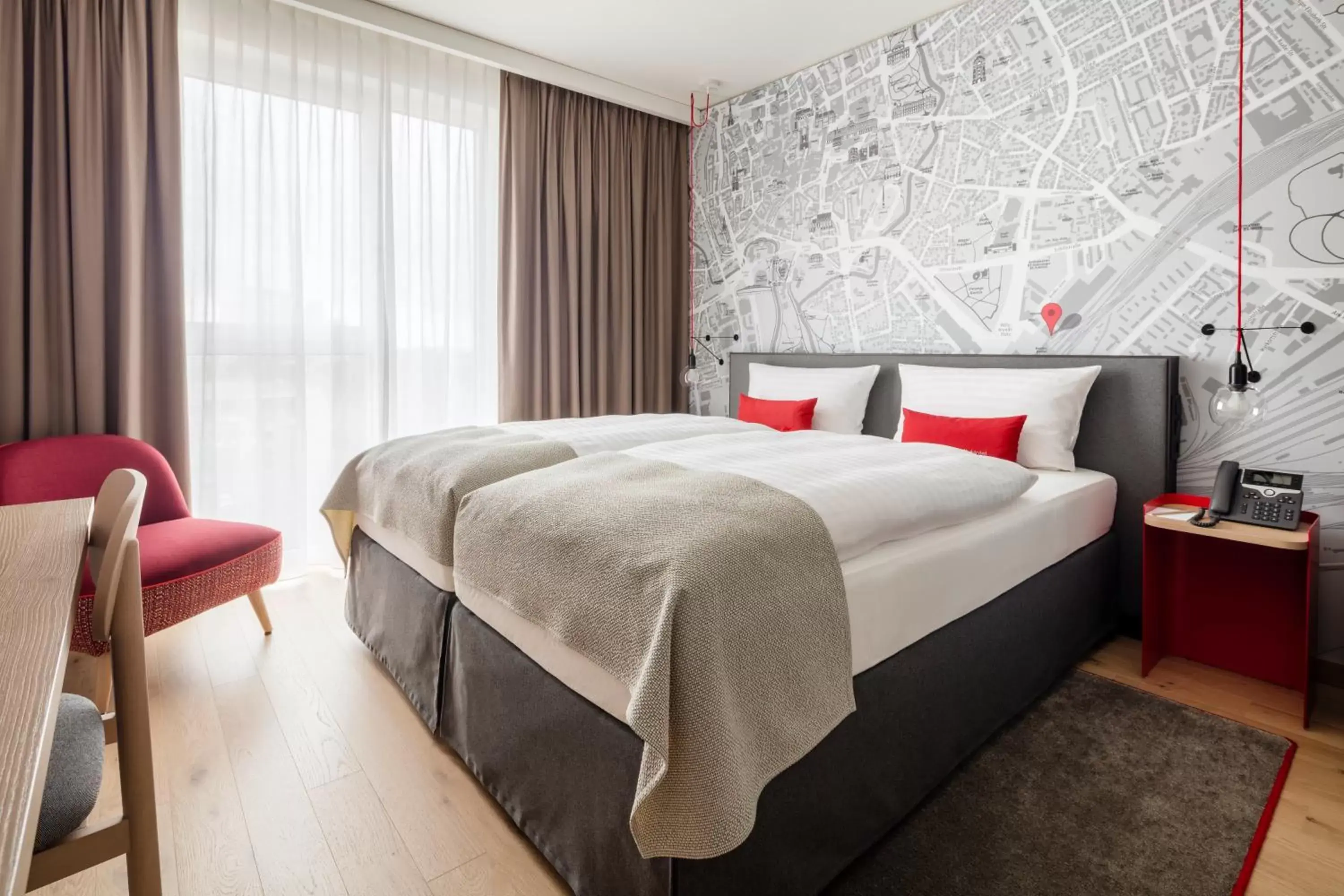 Photo of the whole room, Bed in IntercityHotel Braunschweig