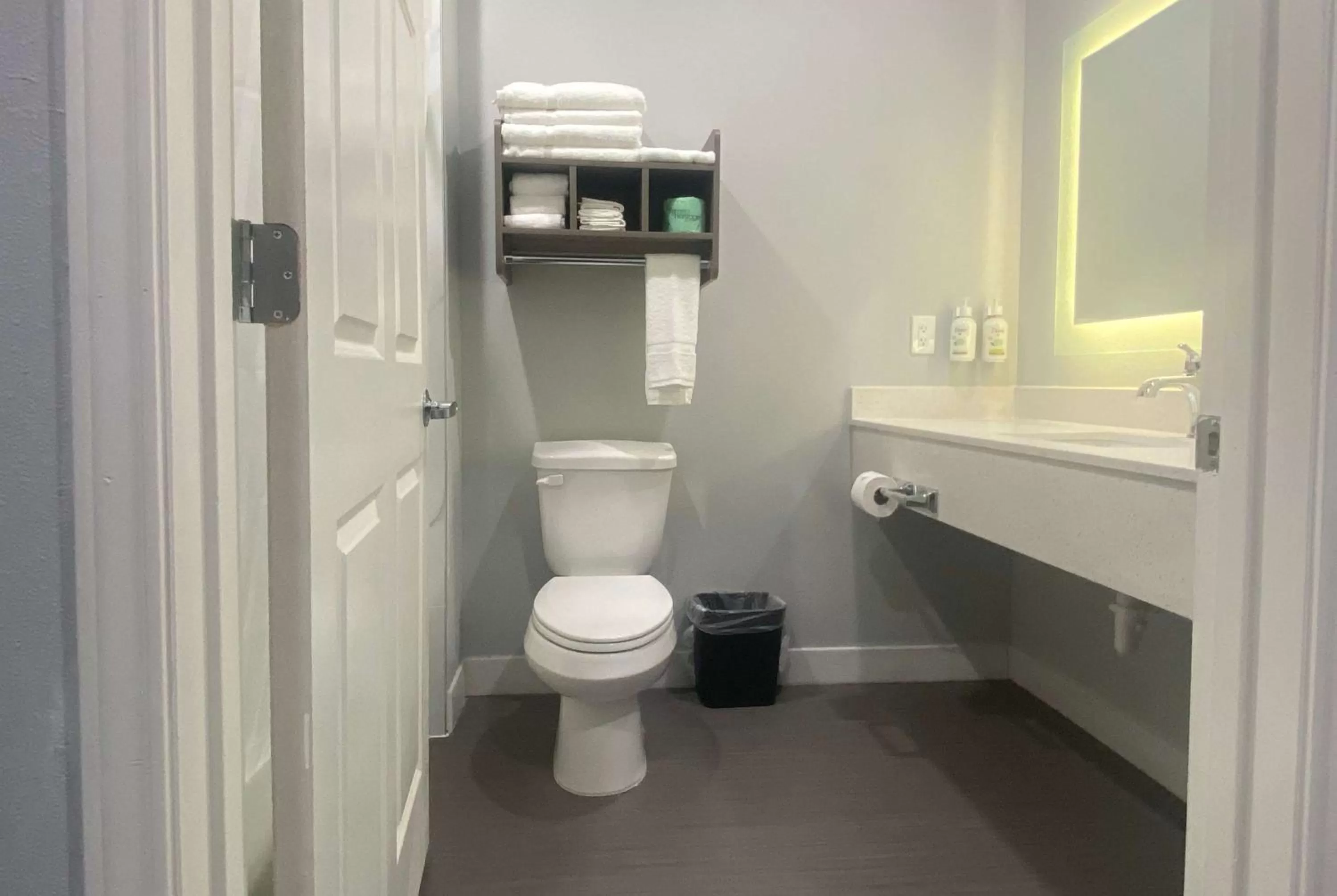 Bathroom in Baymont by Wyndham Freeport Texas