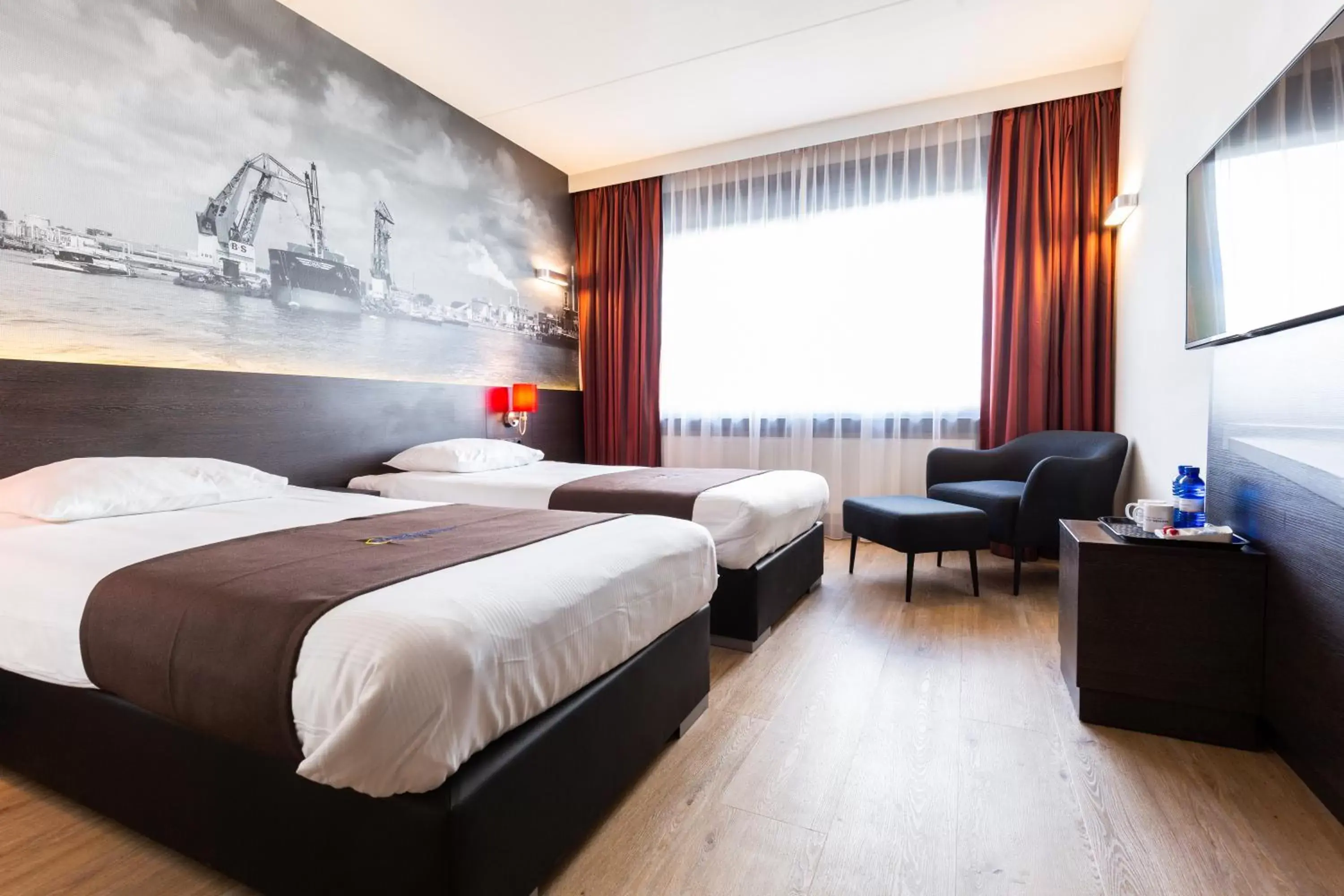 Bedroom in Bastion Hotel Rotterdam Alexander