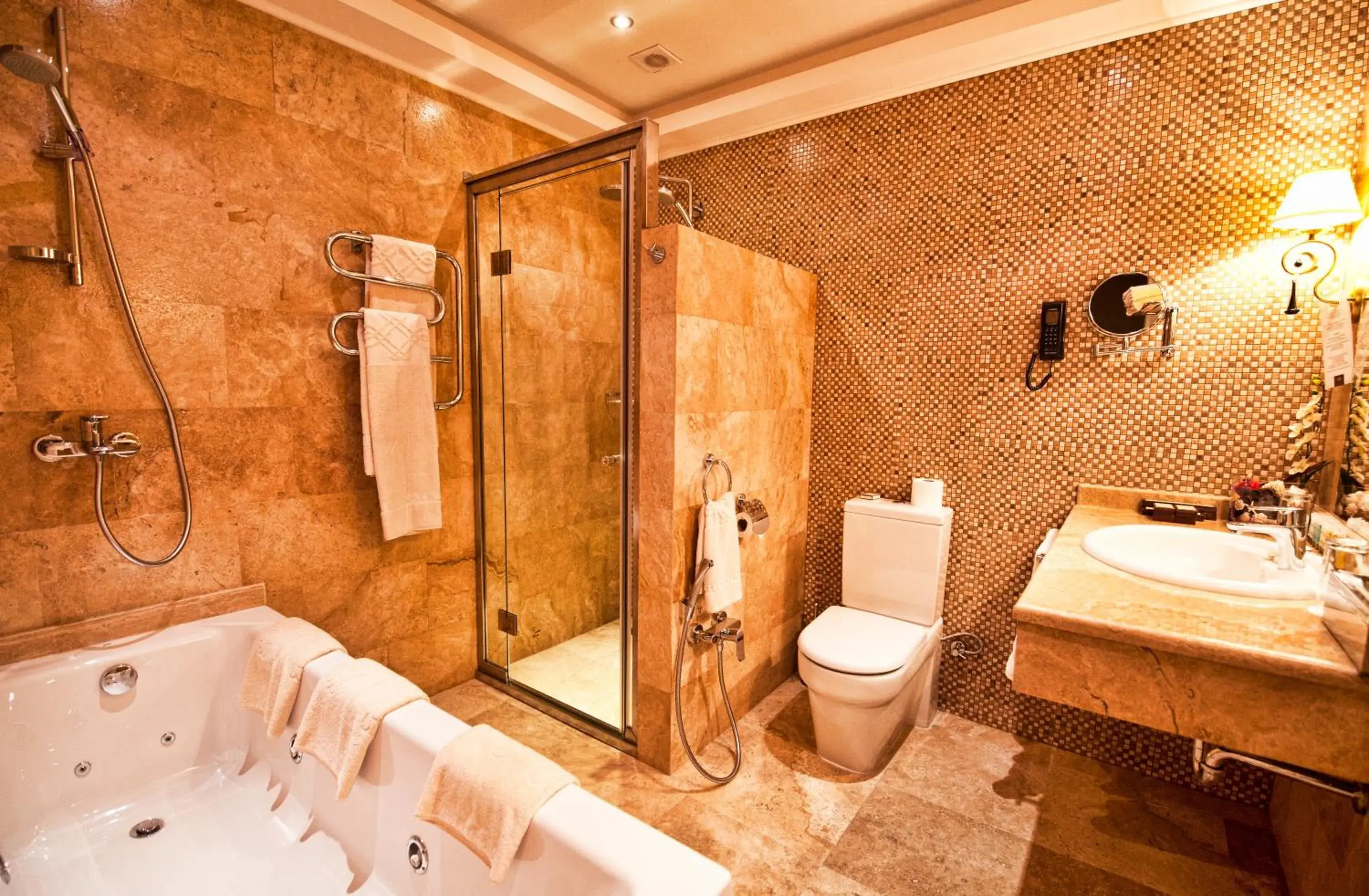 Shower, Bathroom in Hotel National