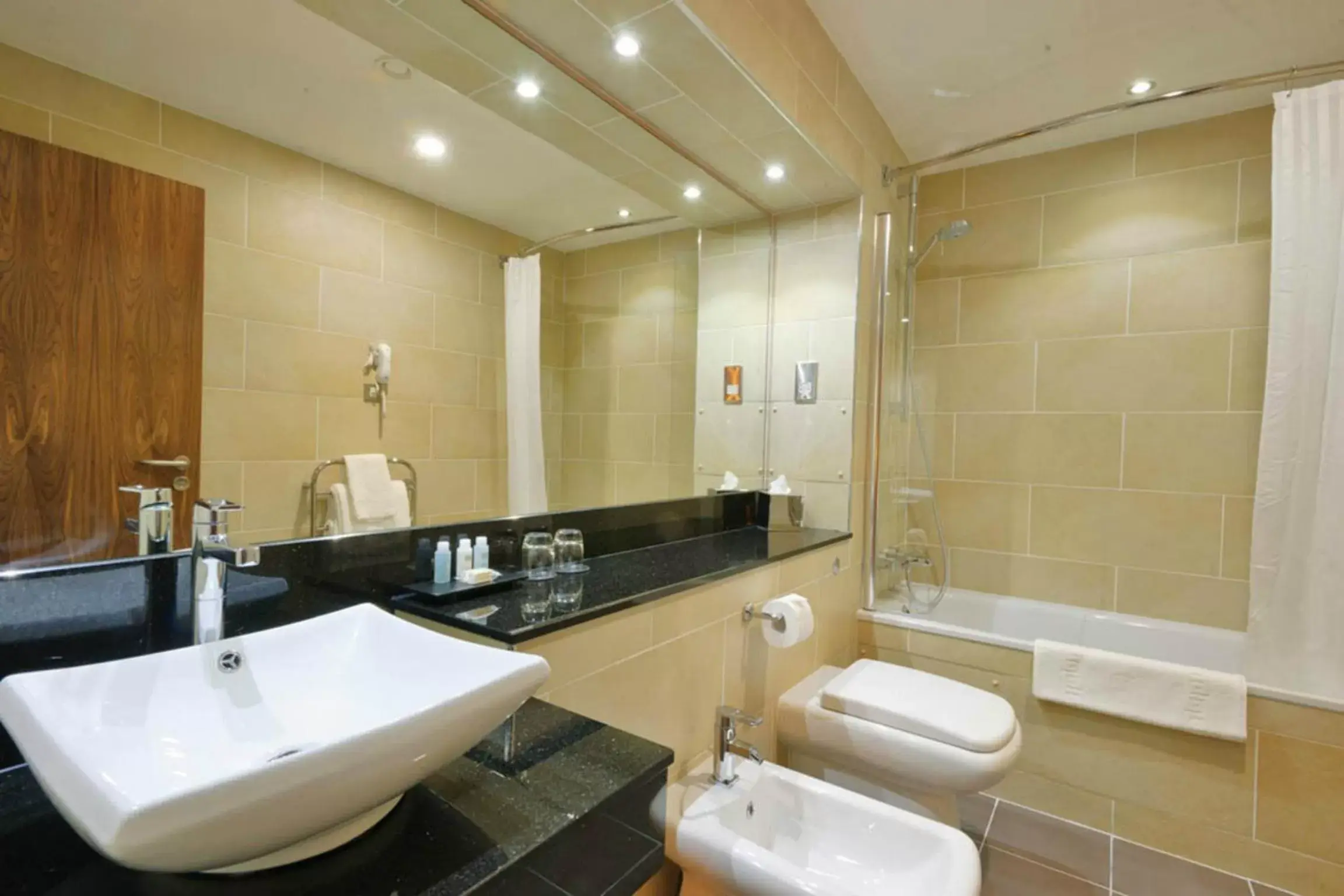 Bathroom in Rox Hotel Aberdeen by Compass Hospitality