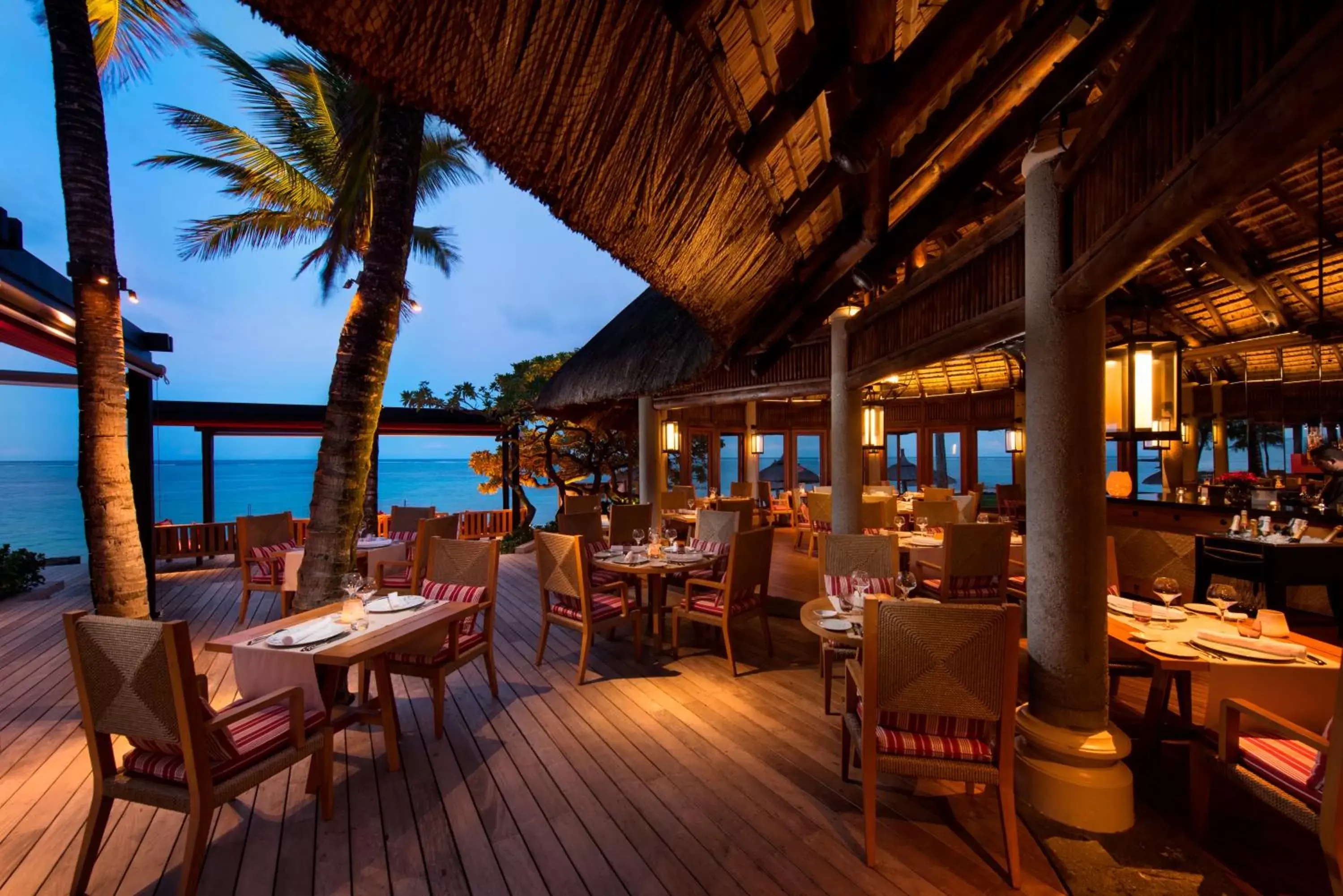 Restaurant/places to eat in Constance Belle Mare Plage