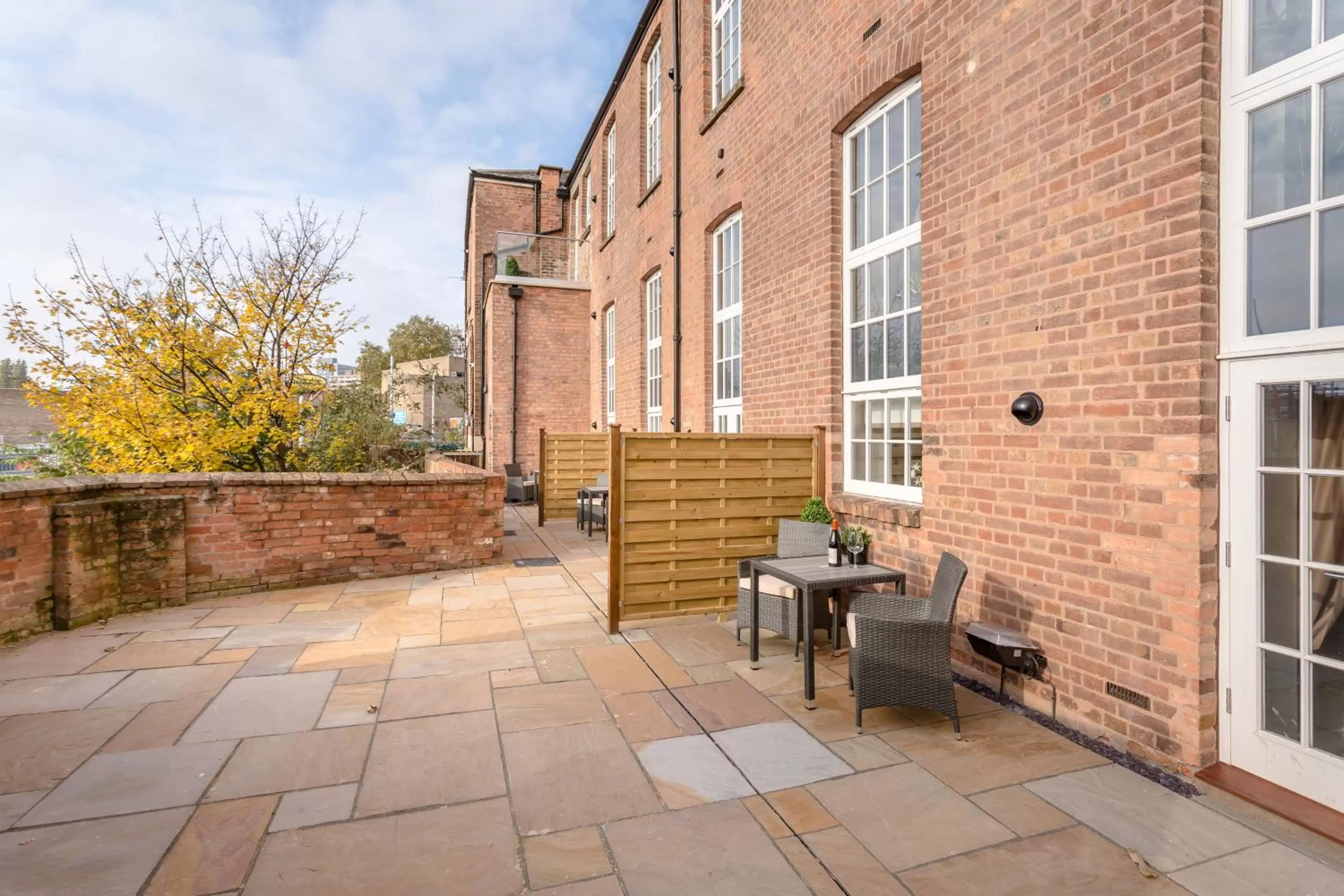 Patio in Heritage Mews Nottingham