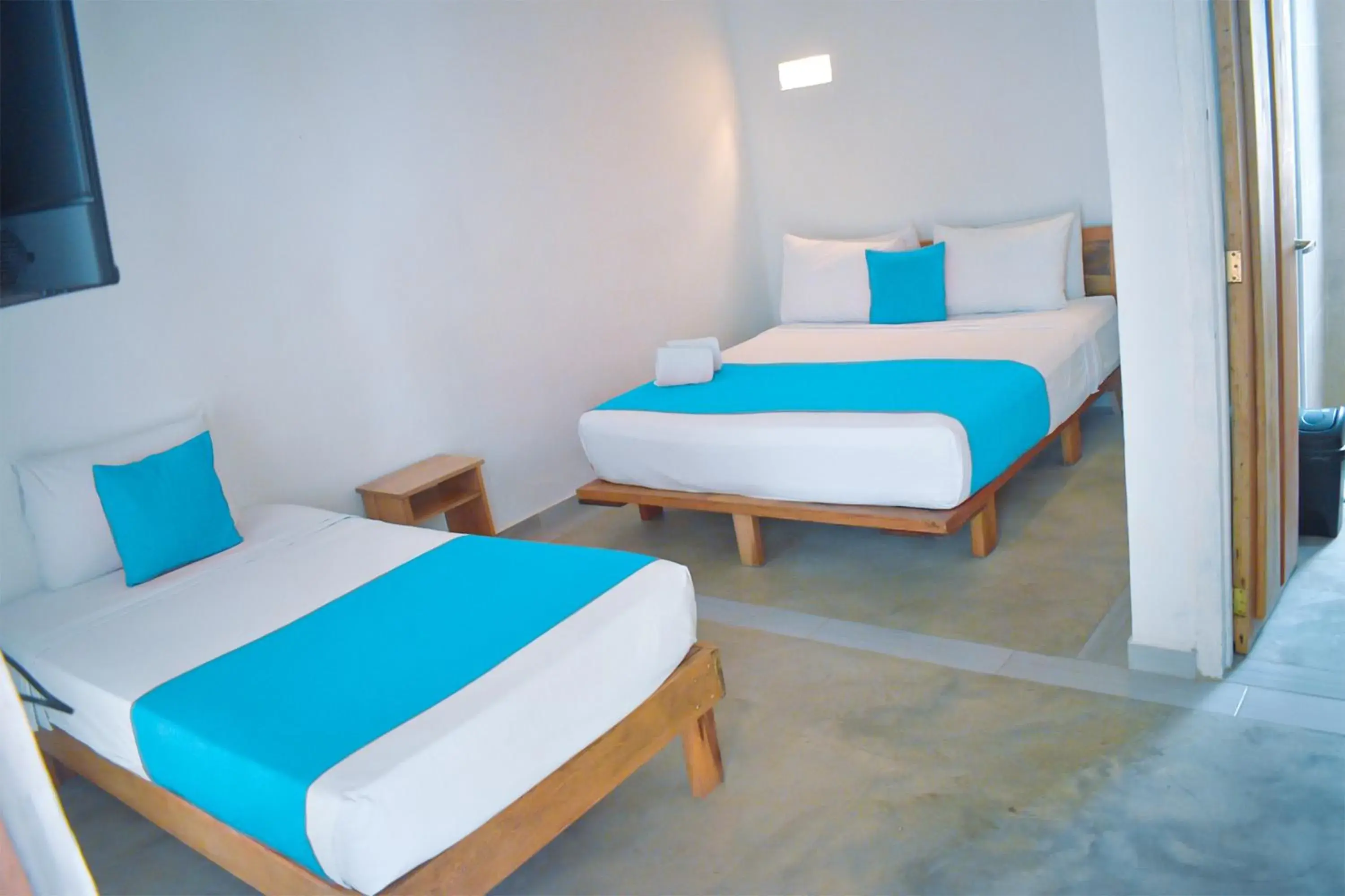 Bed in Hotel Sansiraka