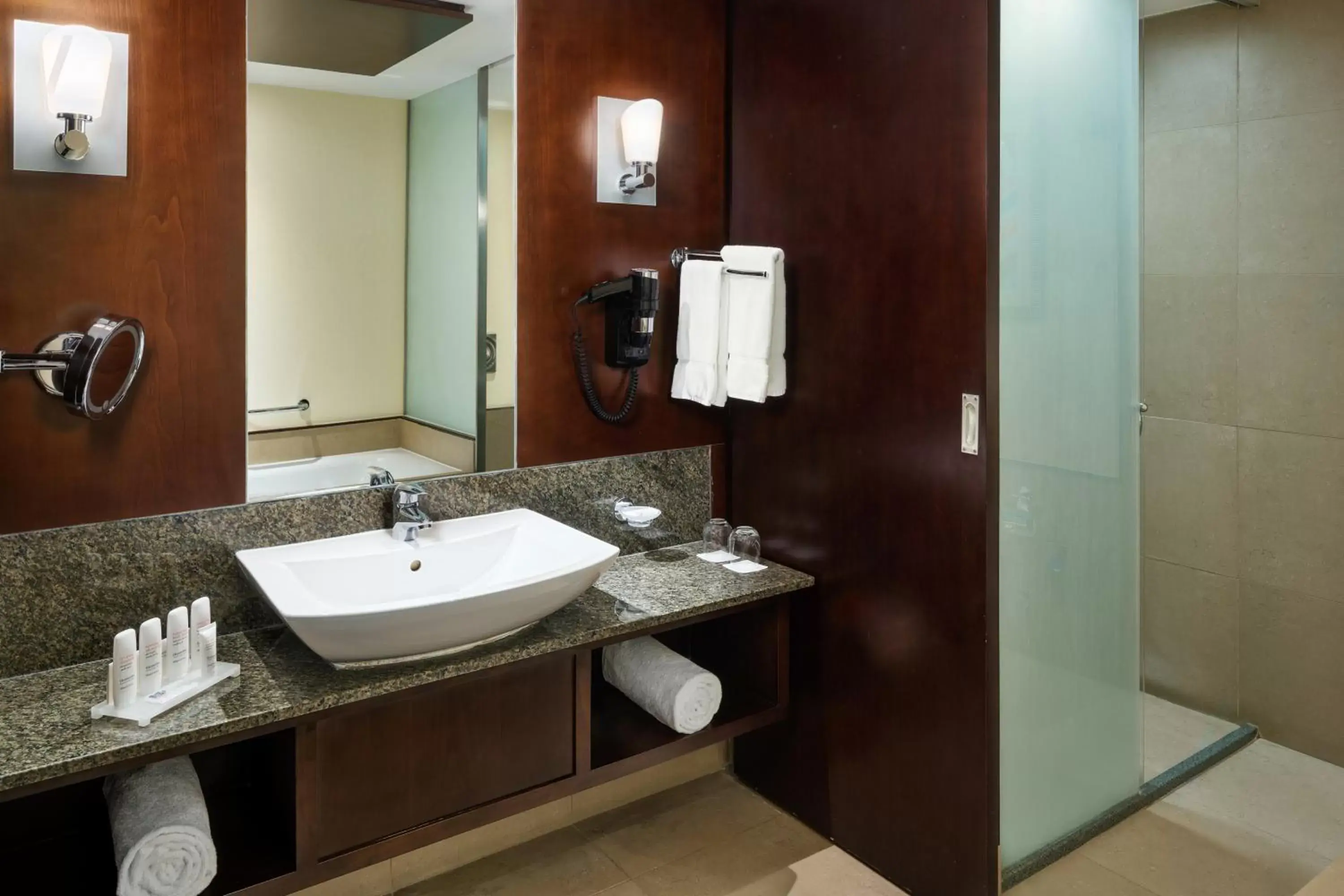 Shower, Bathroom in Radisson Blu Hotel, Riyadh