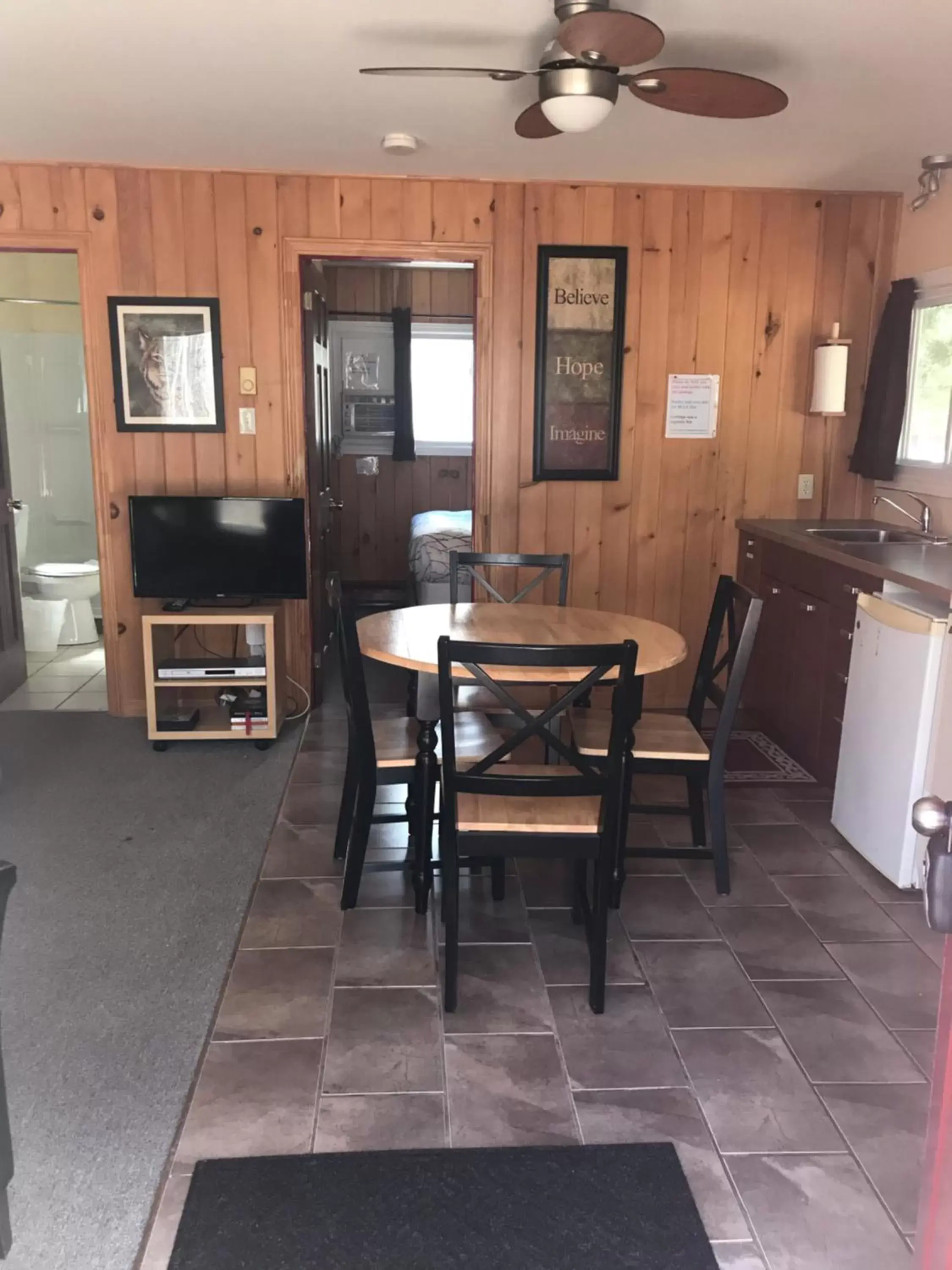 Dining Area in Hush Lodge and Cottages