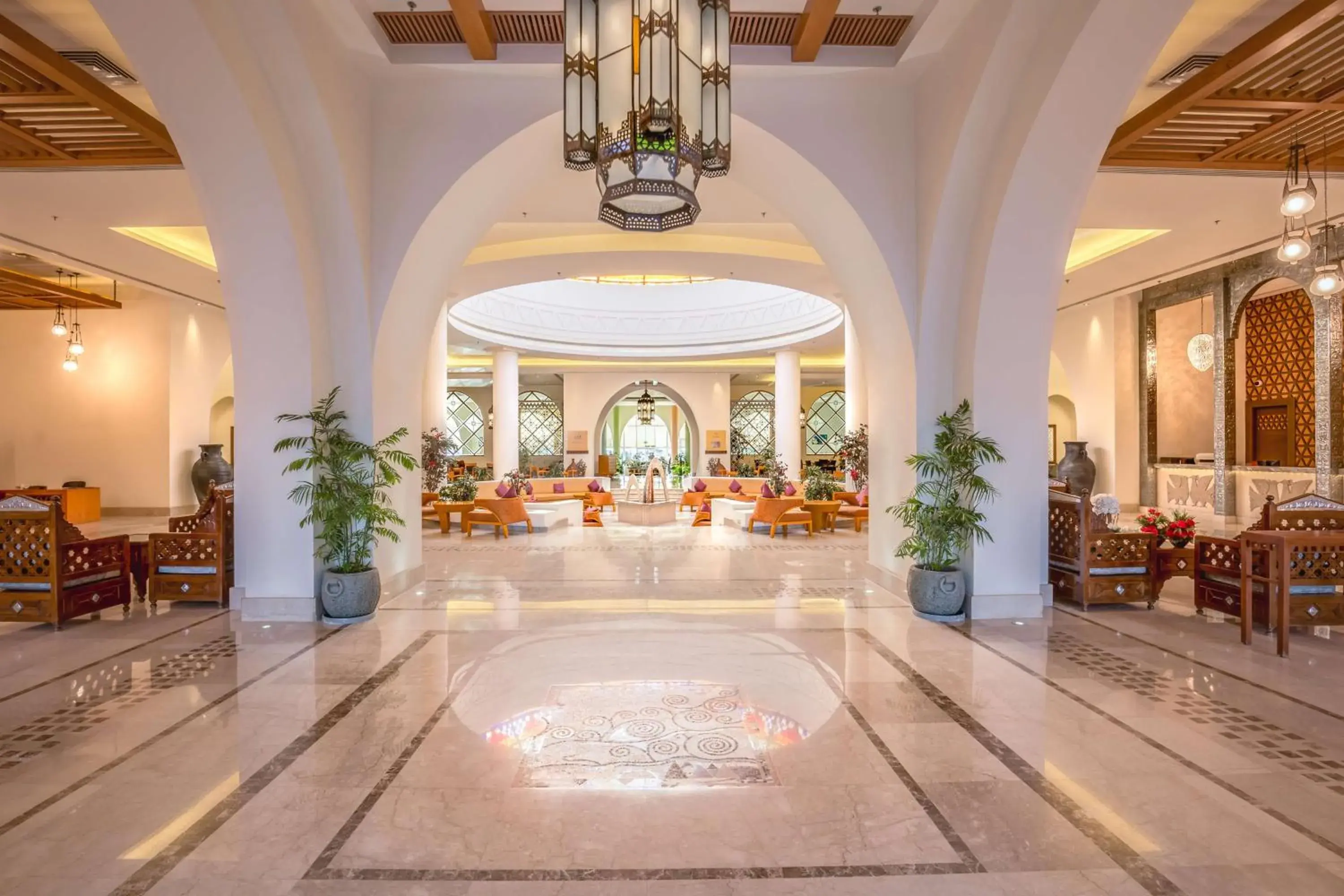 Lobby or reception in Hilton Marsa Alam Nubian Resort