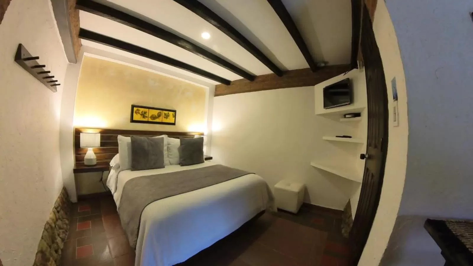 Bed in Hotel Vísperas