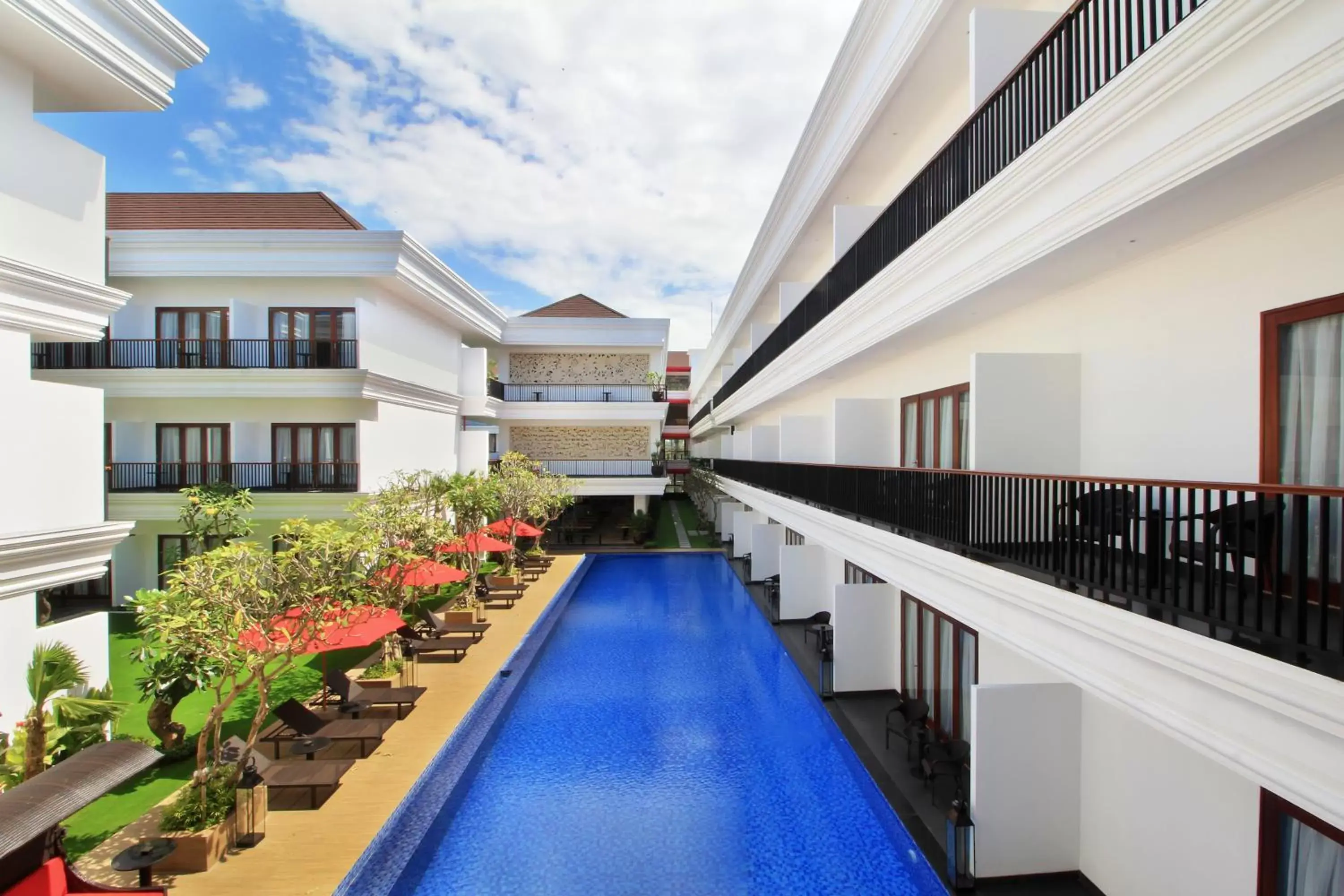 Property building, Balcony/Terrace in Grand Palace Hotel Sanur - Bali