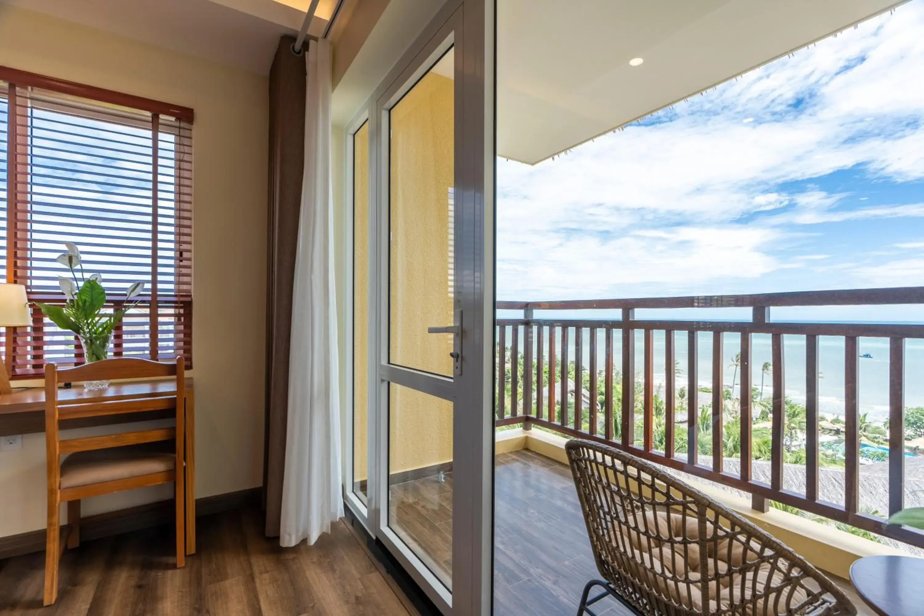 Balcony/Terrace in Aroma Beach Resort and Spa