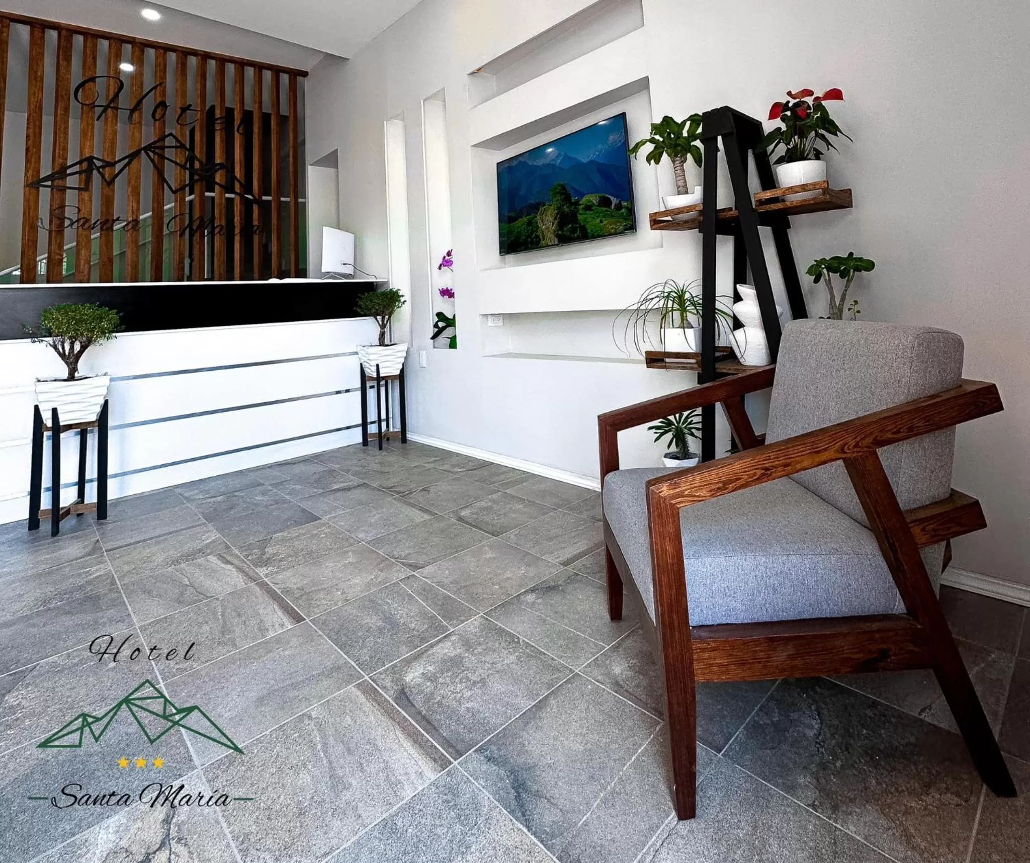 Living room in Hotel Santa María