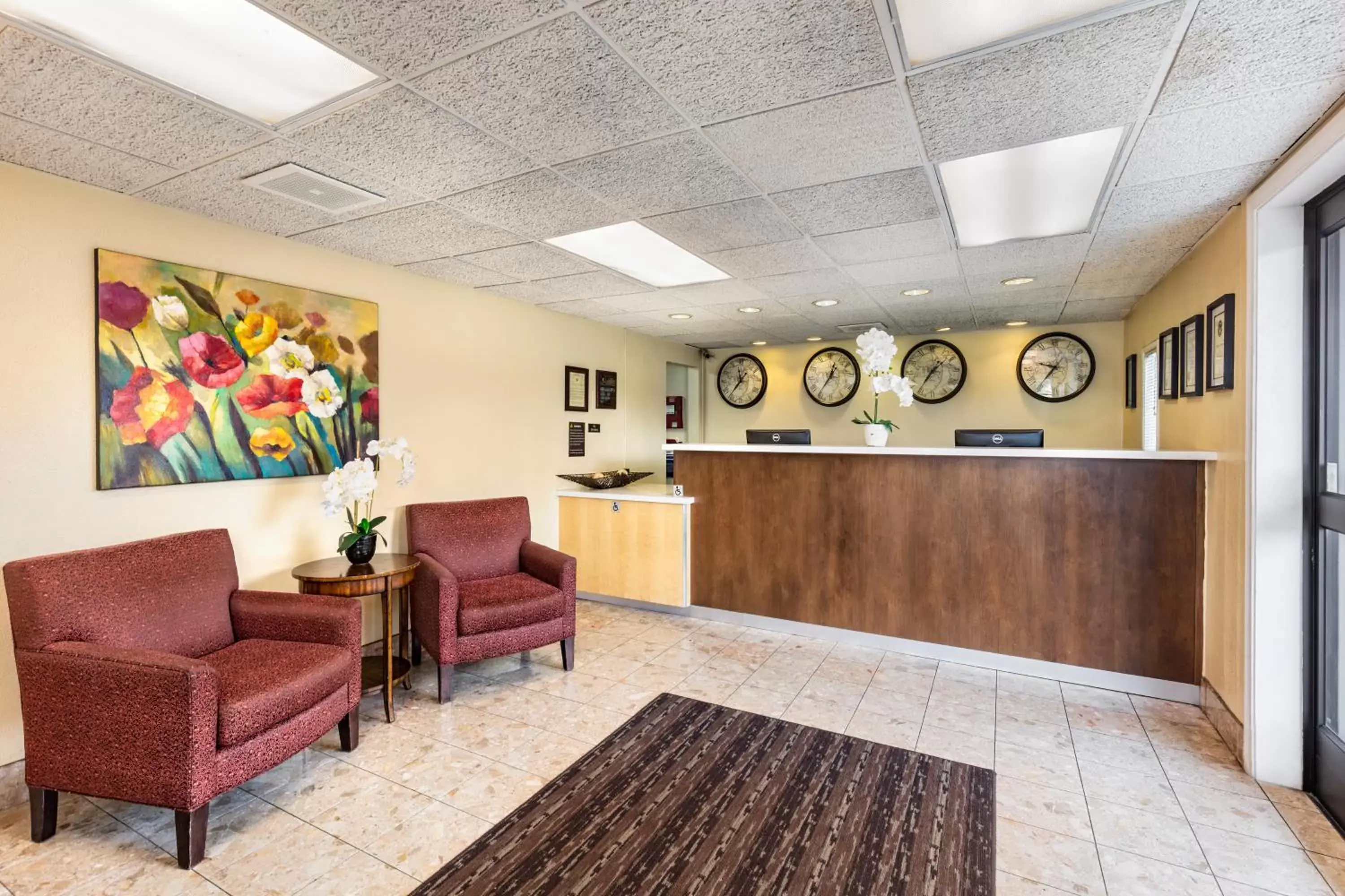 Lobby or reception in Key Inn and Suites Lobby or reception in Key Inn and Suites