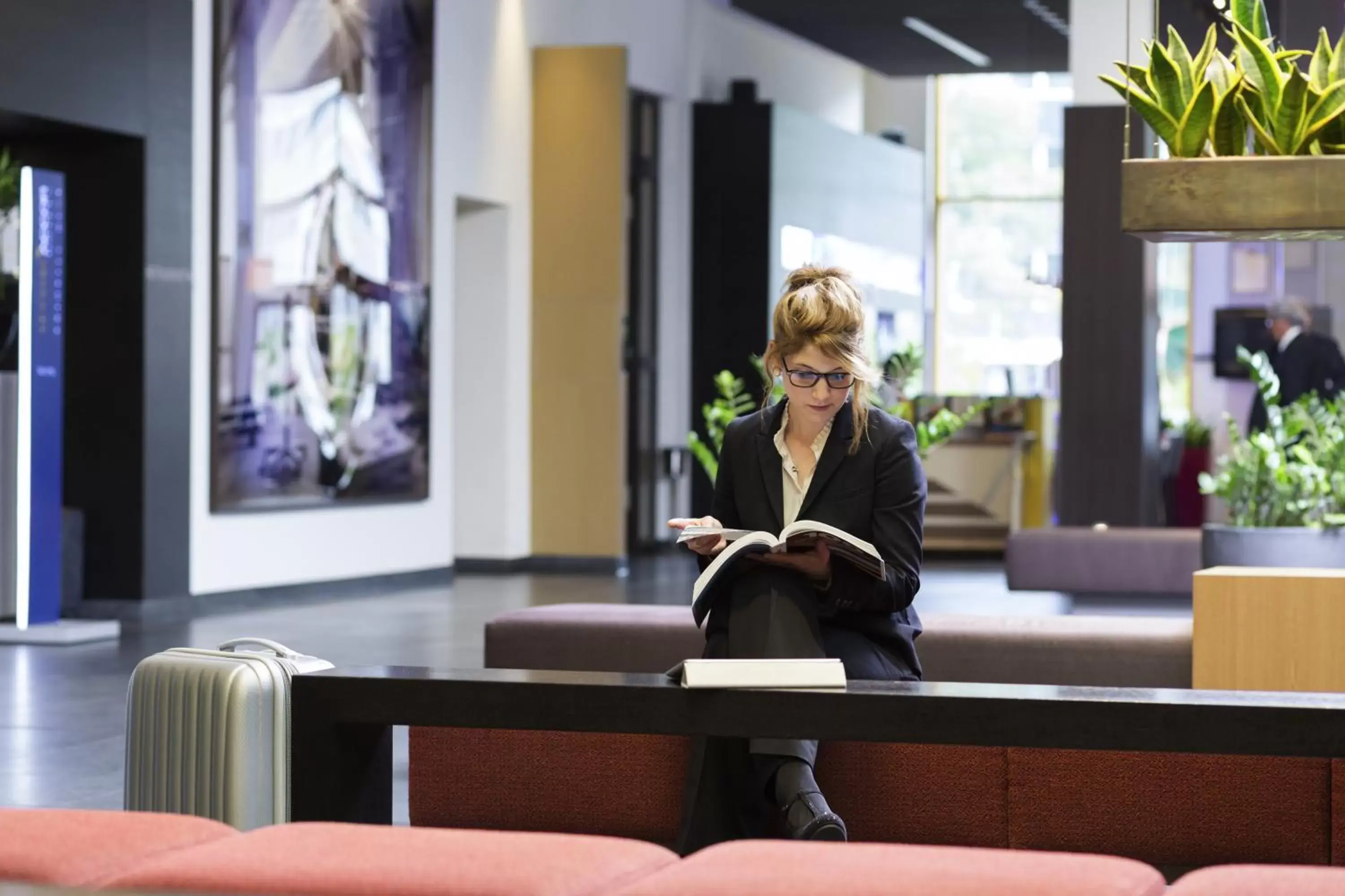 Lobby or reception in Novotel Karlsruhe City