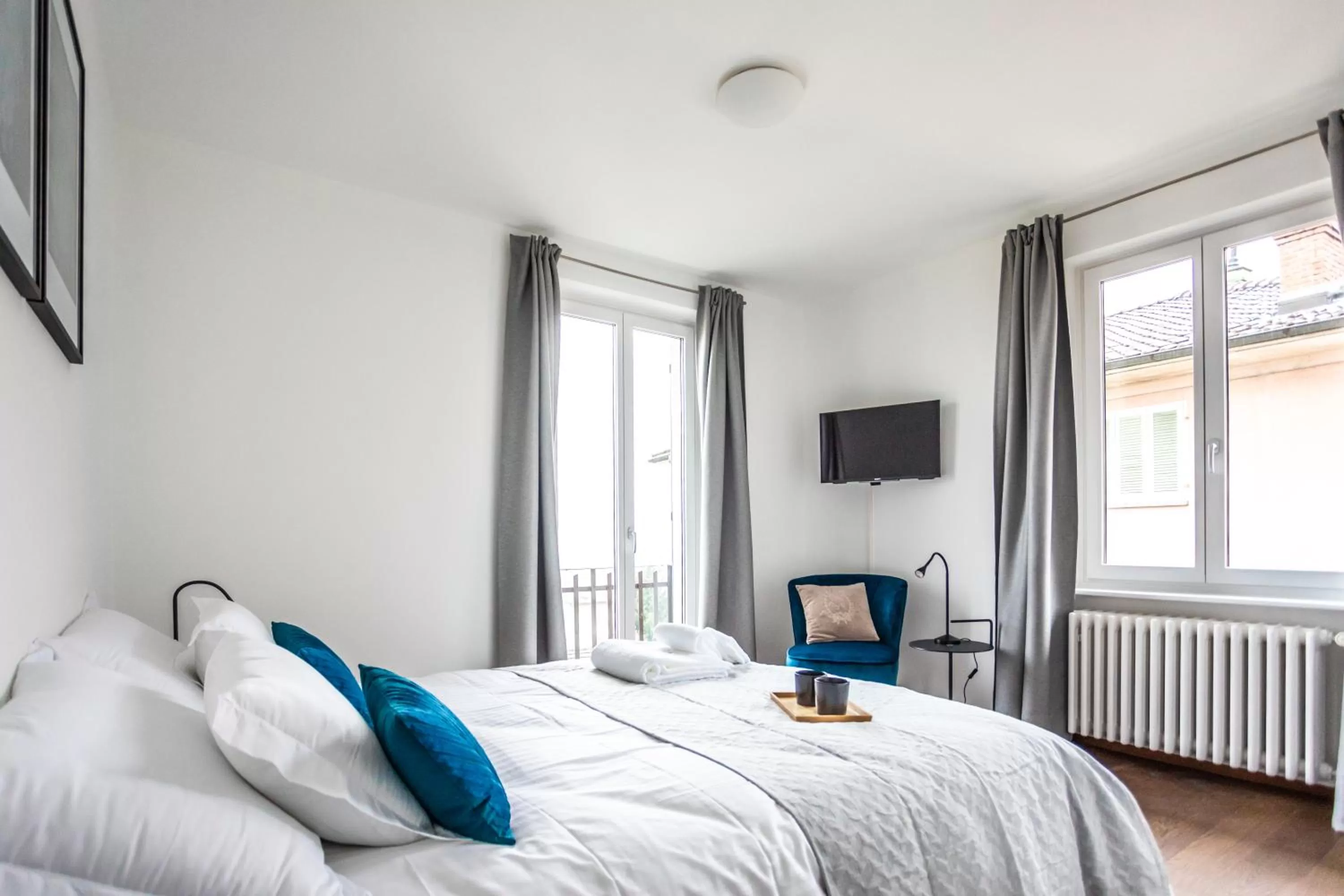 Bed in Villa Muralto Rooms & Garden