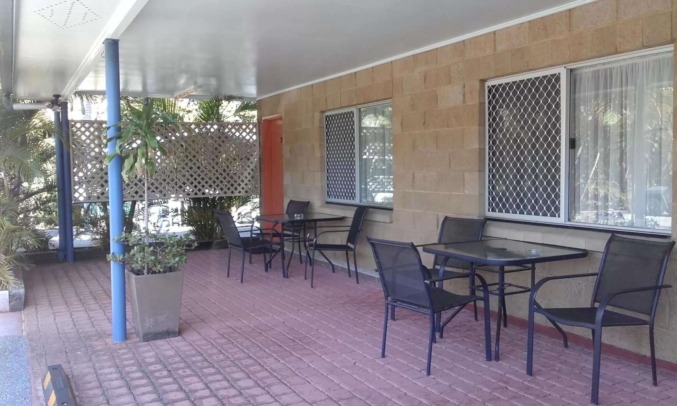Patio in Mango Tree Motel