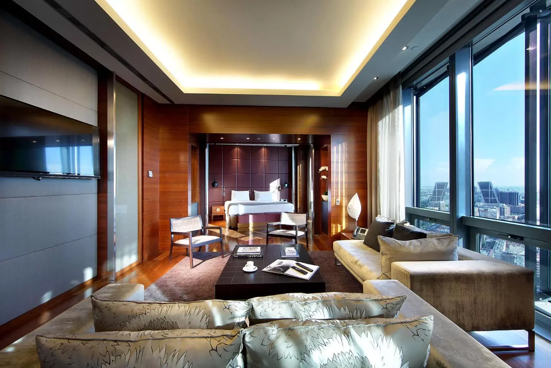 Bed in Eurostars Madrid Tower Bed in Eurostars Madrid Tower