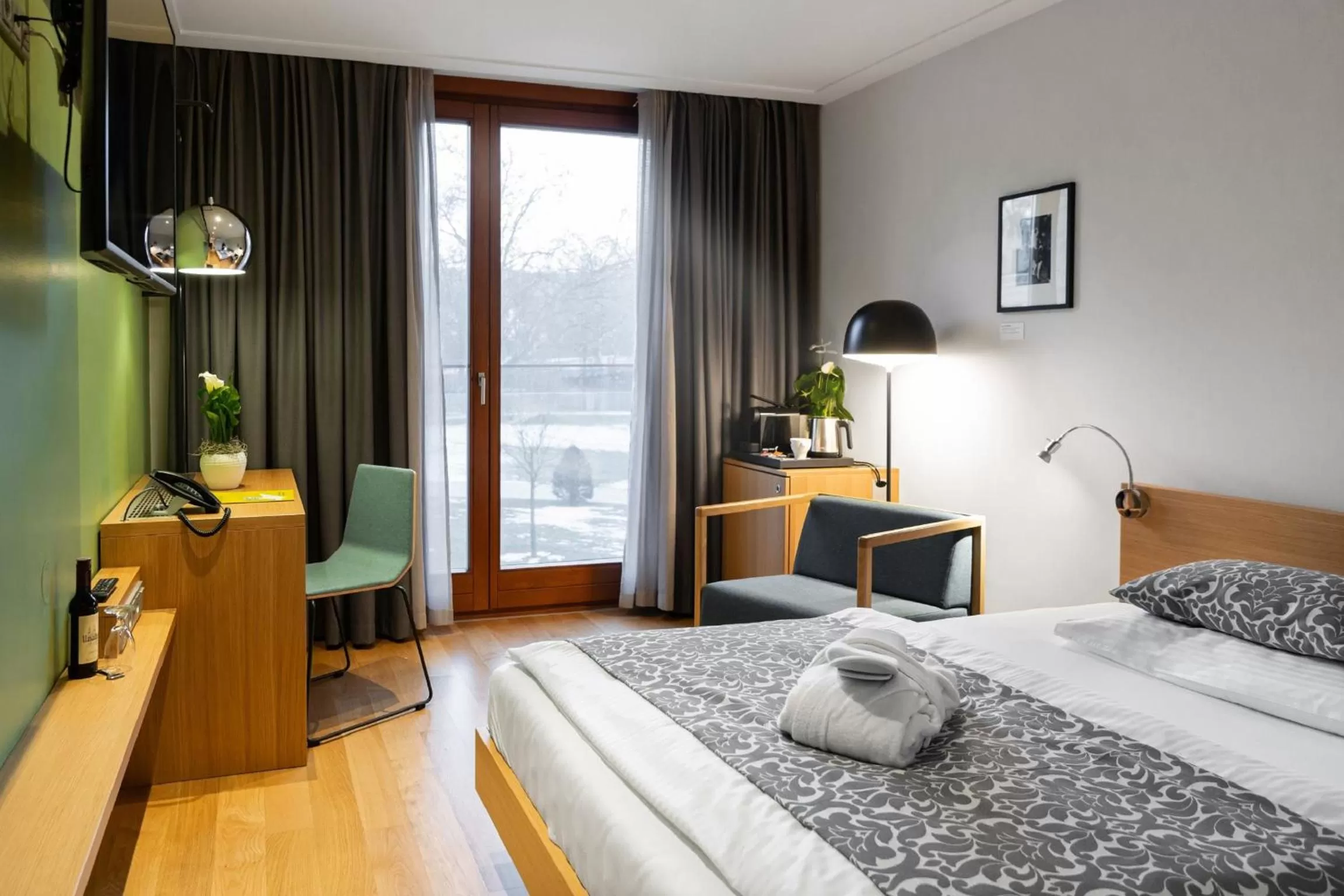 Bed in Hotel Schloss Hernstein