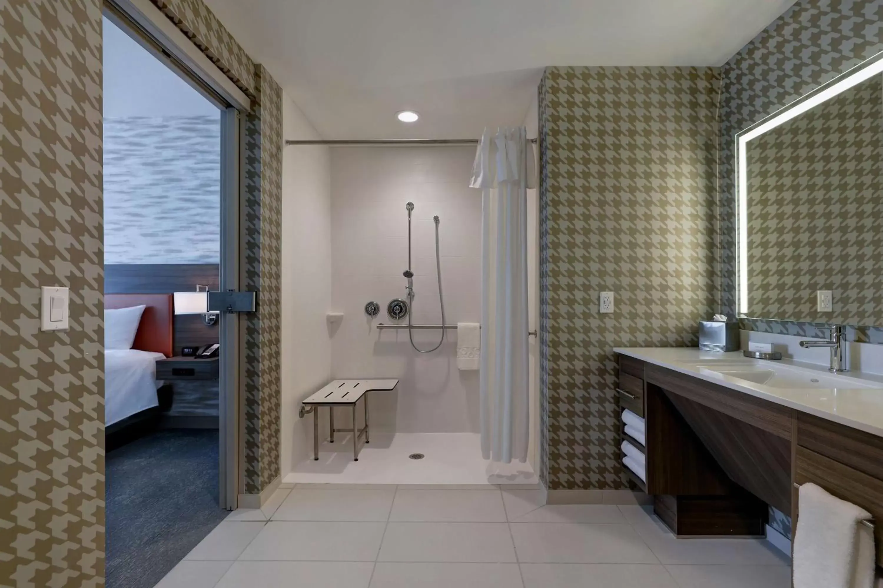 Bathroom in Home2 Suites By Hilton Turlock, Ca