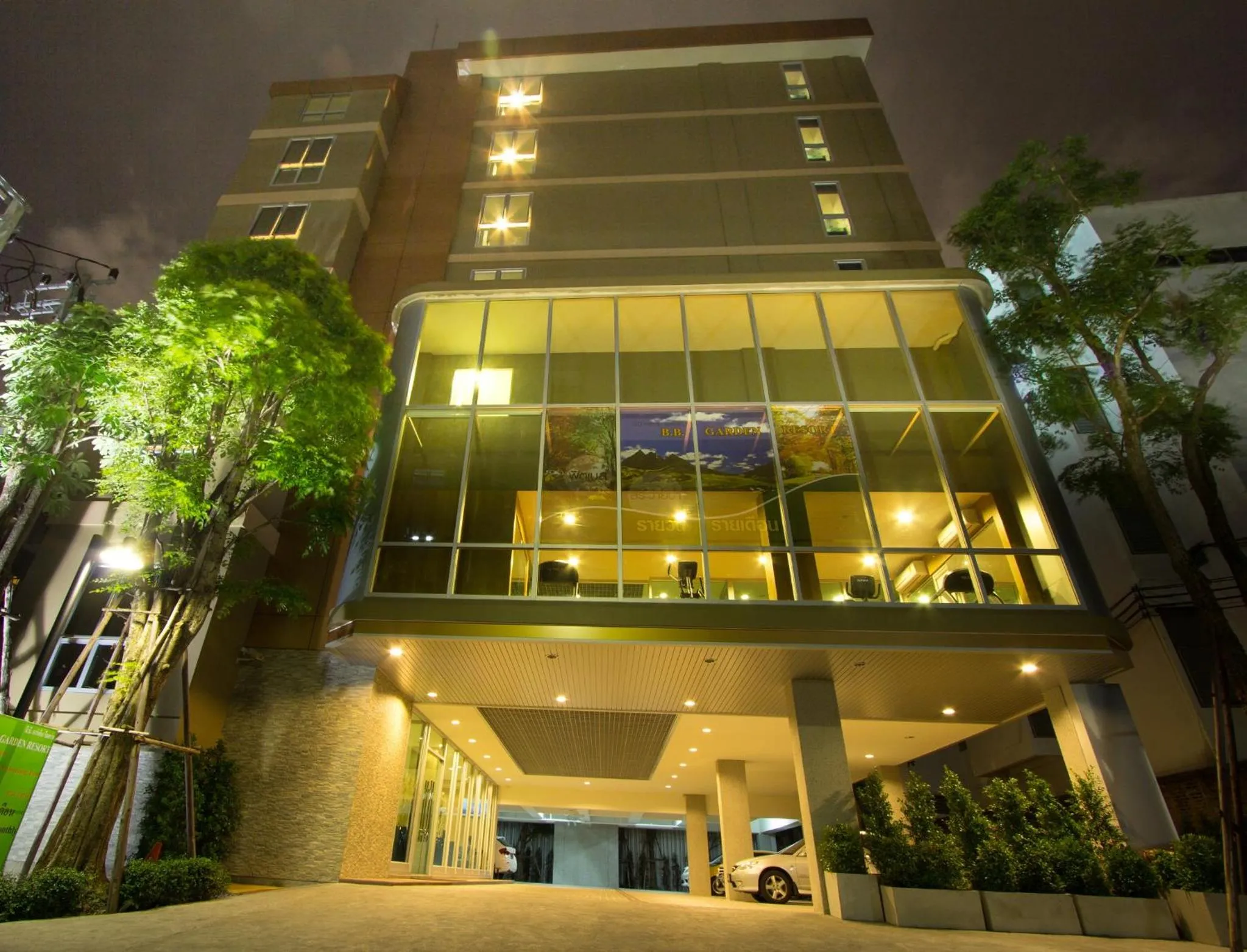 Facade/entrance in BB Garden Resort