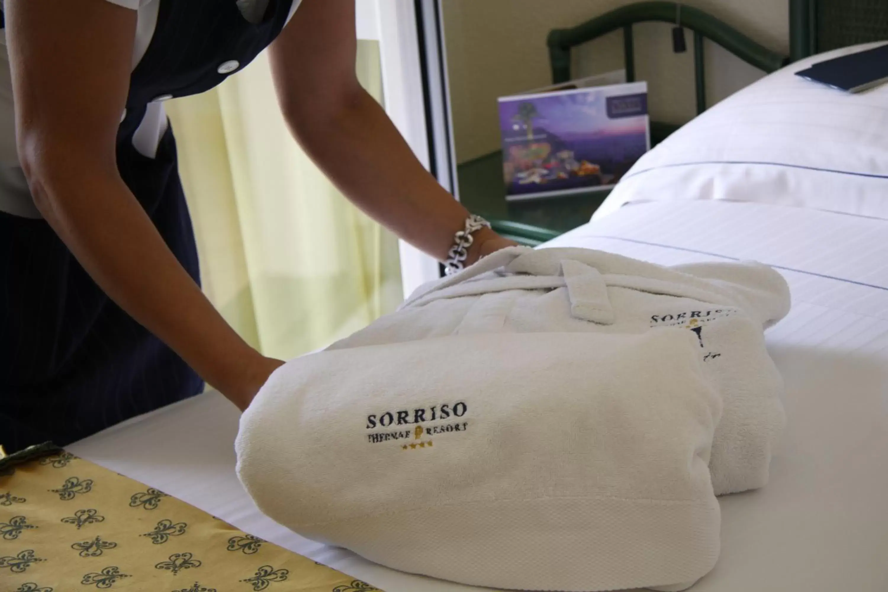 Bed, Spa/Wellness in Sorriso Thermae Resort & Spa
