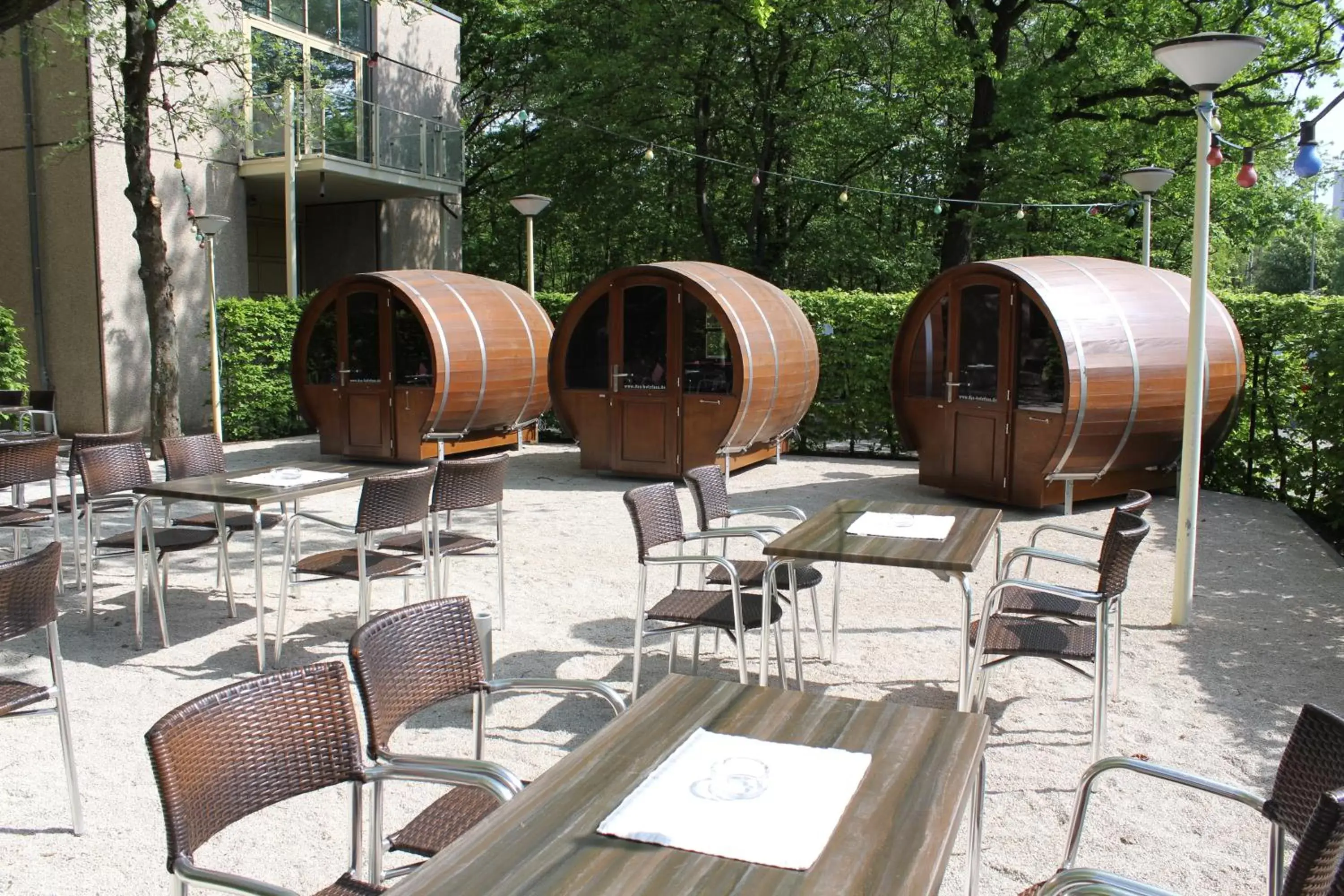 Patio in Arvena Park Hotel