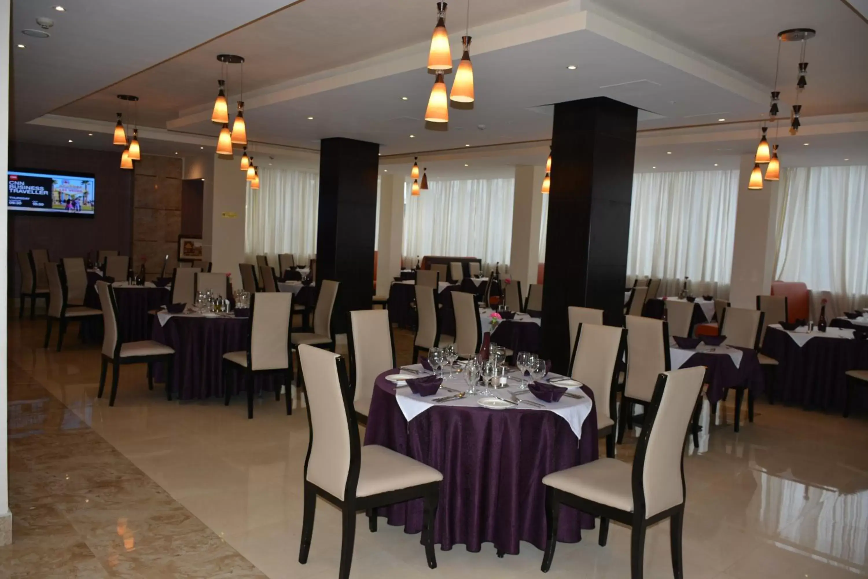 Dining area, Restaurant/Places to Eat in Azzeman Hotel