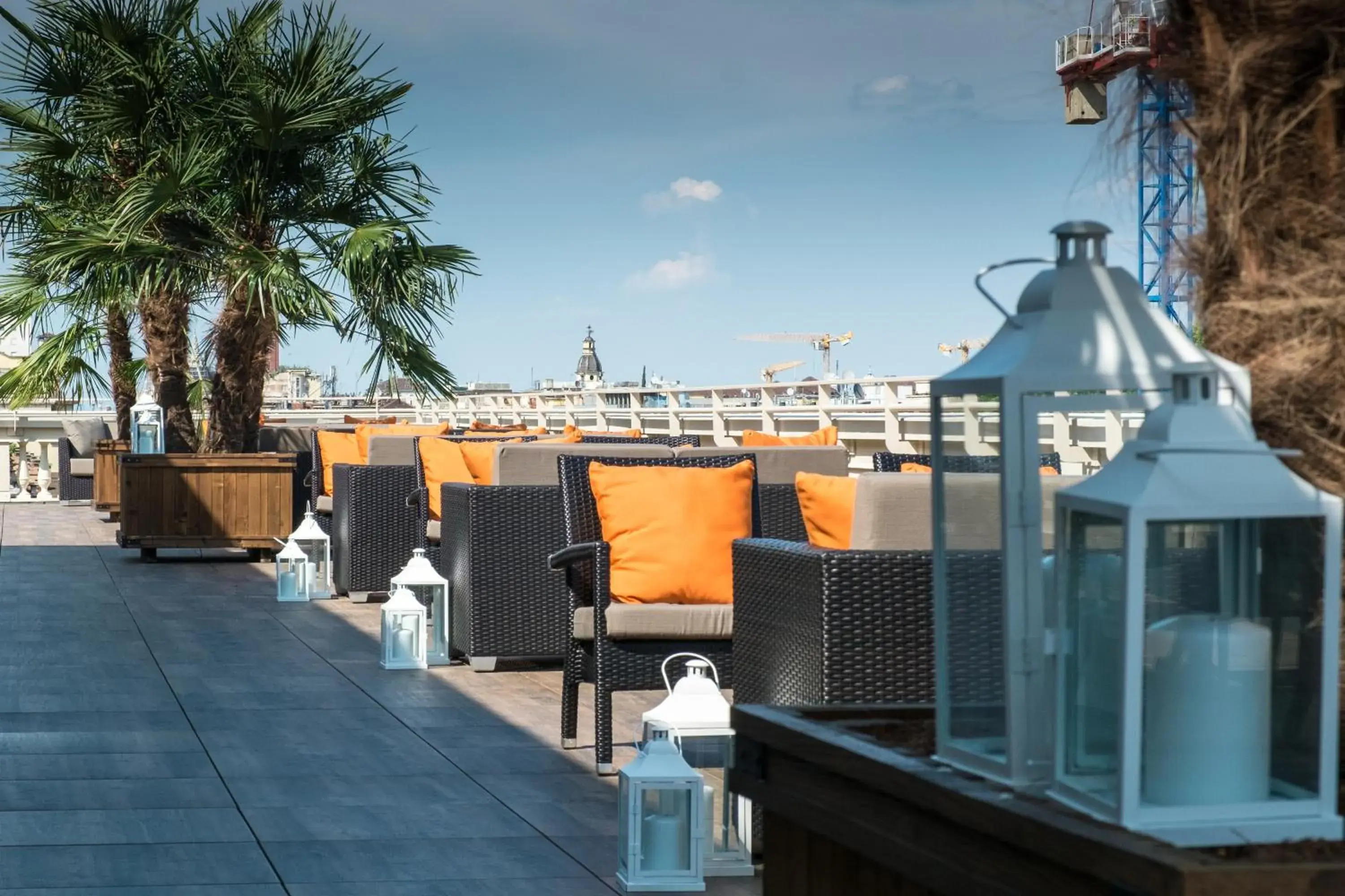 Balcony/Terrace in Turin Palace Hotel