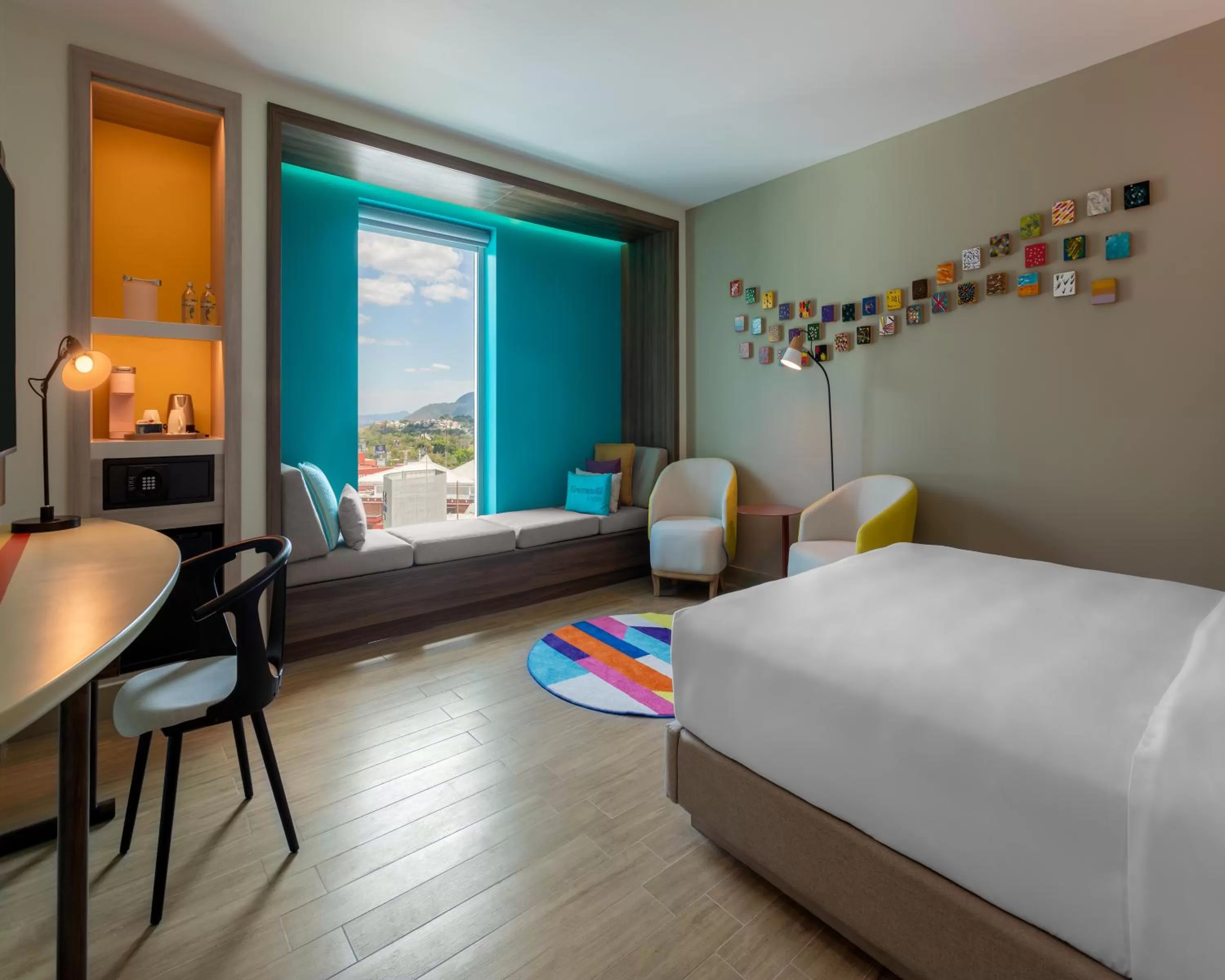 View (from property/room), Bed in Hyatt Centric San Salvador