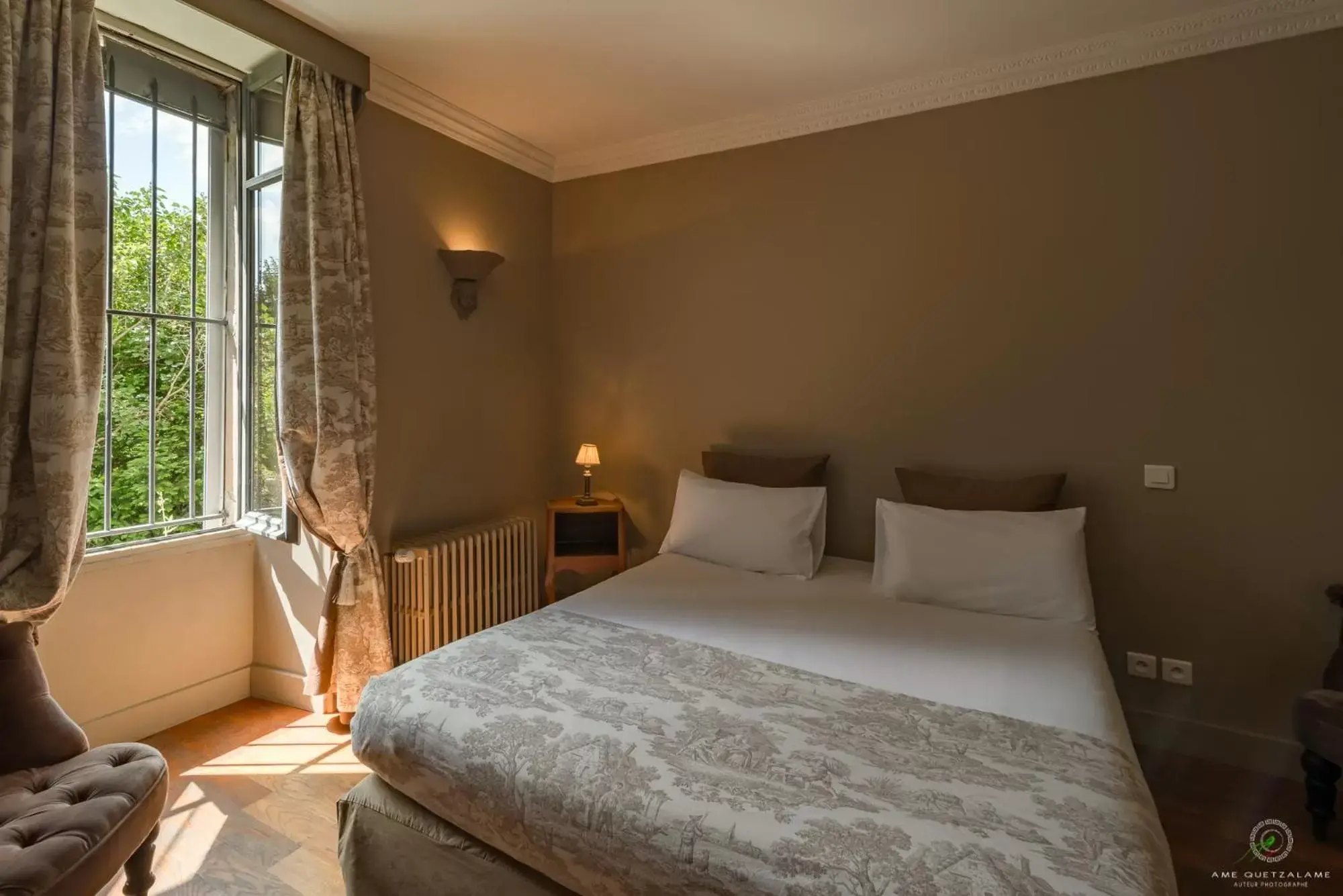 Bedroom, Bed in Hôtel Restaurant Spa Le Sauvage
