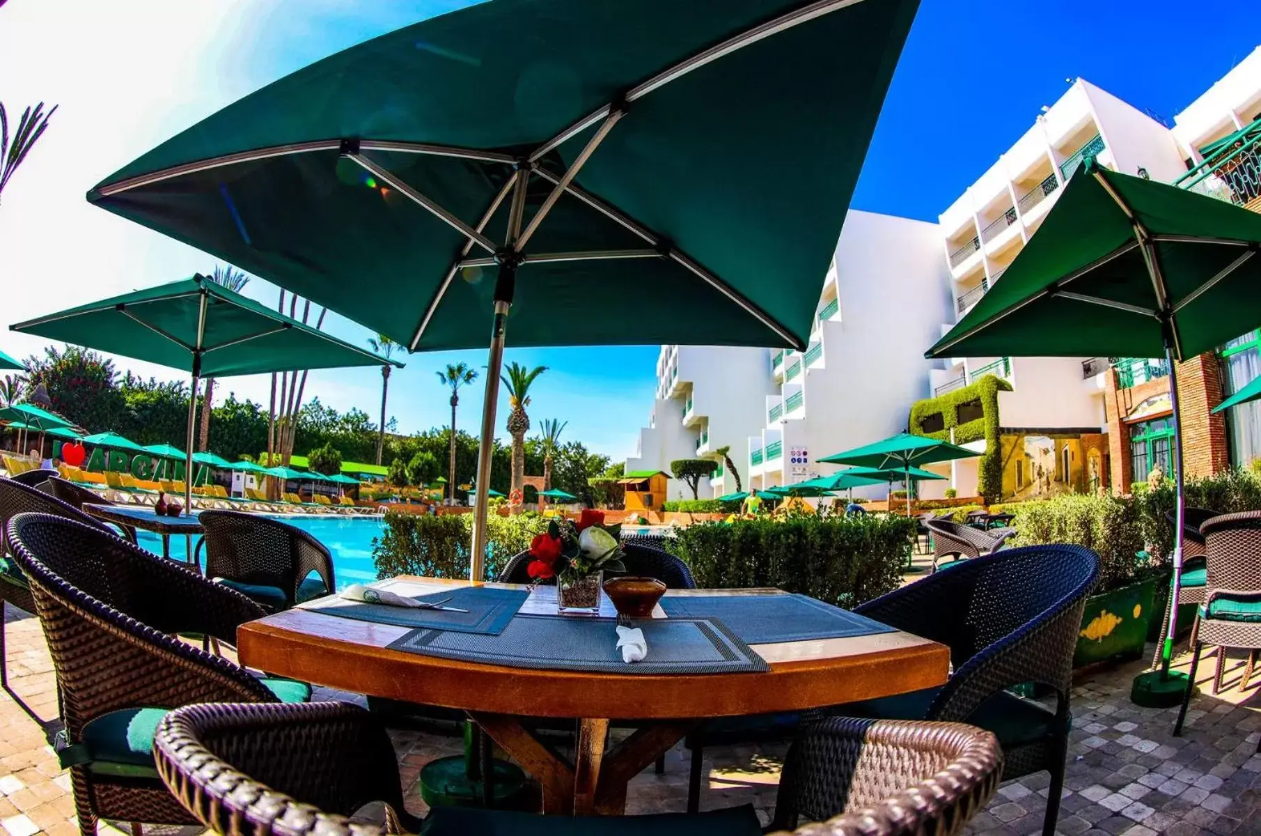 Patio in Hotel Argana Agadir