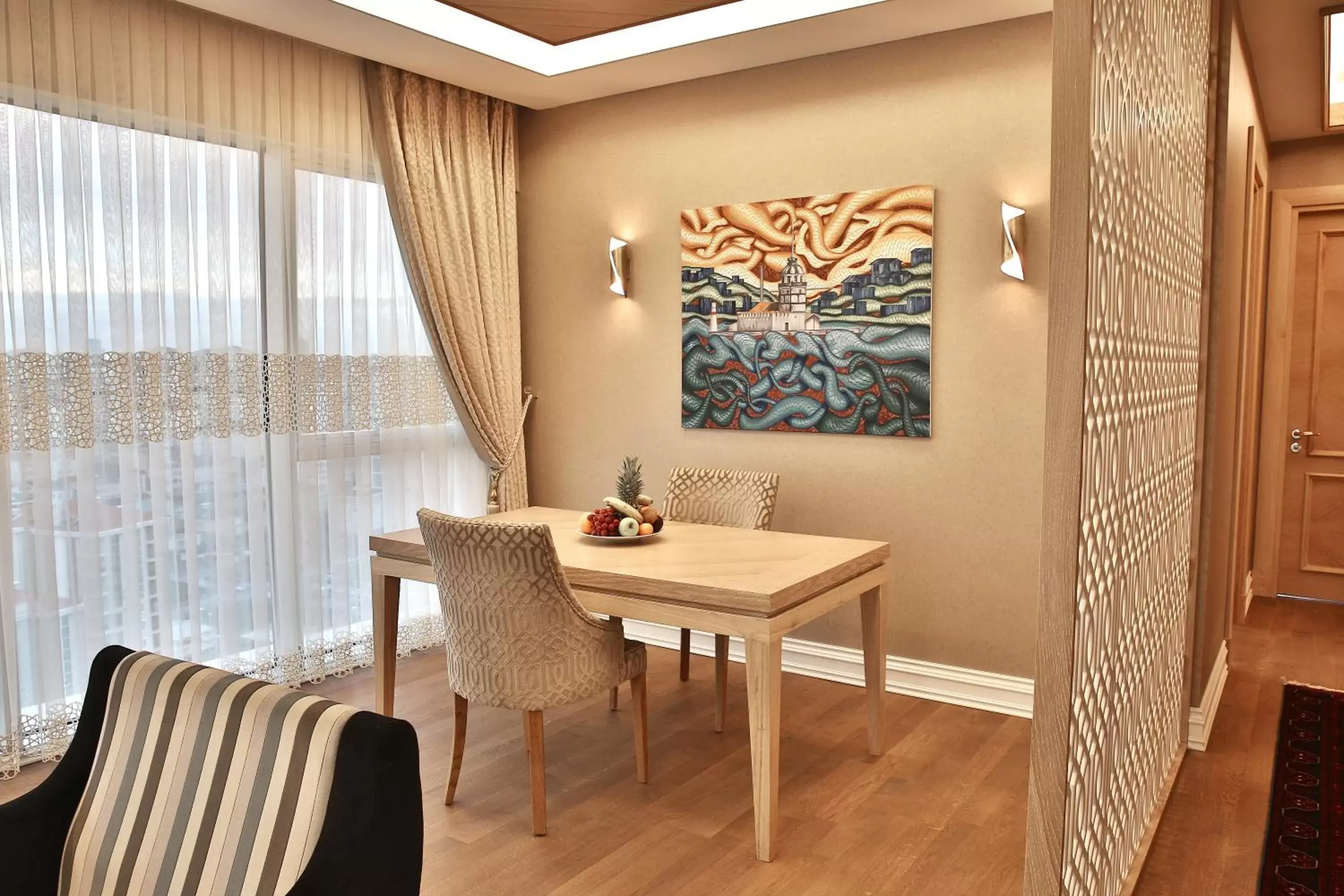 Living room, Dining Area in Bof Hotels Ceo Suites Atasehir