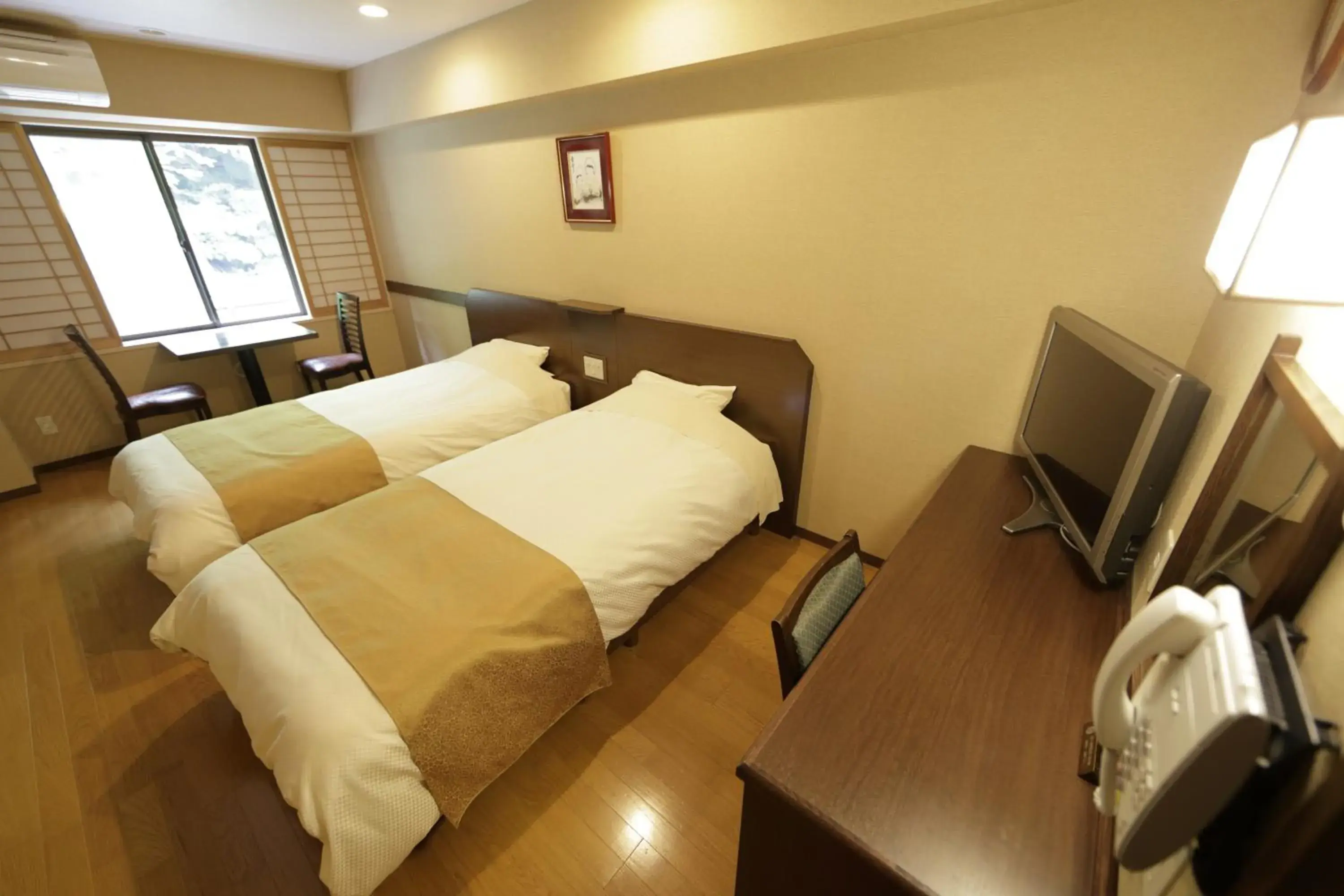Bed in Hakone Tenseien Hotel