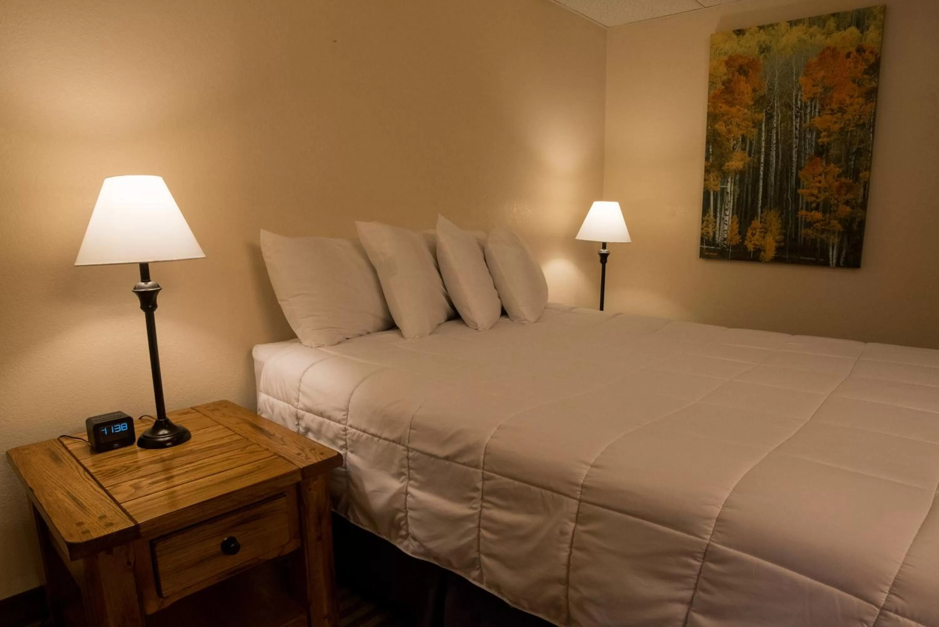 Bed in Silver Moon Inn