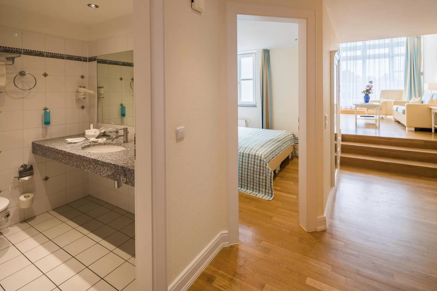 Bed in Strandhotel Kurhaus Juist