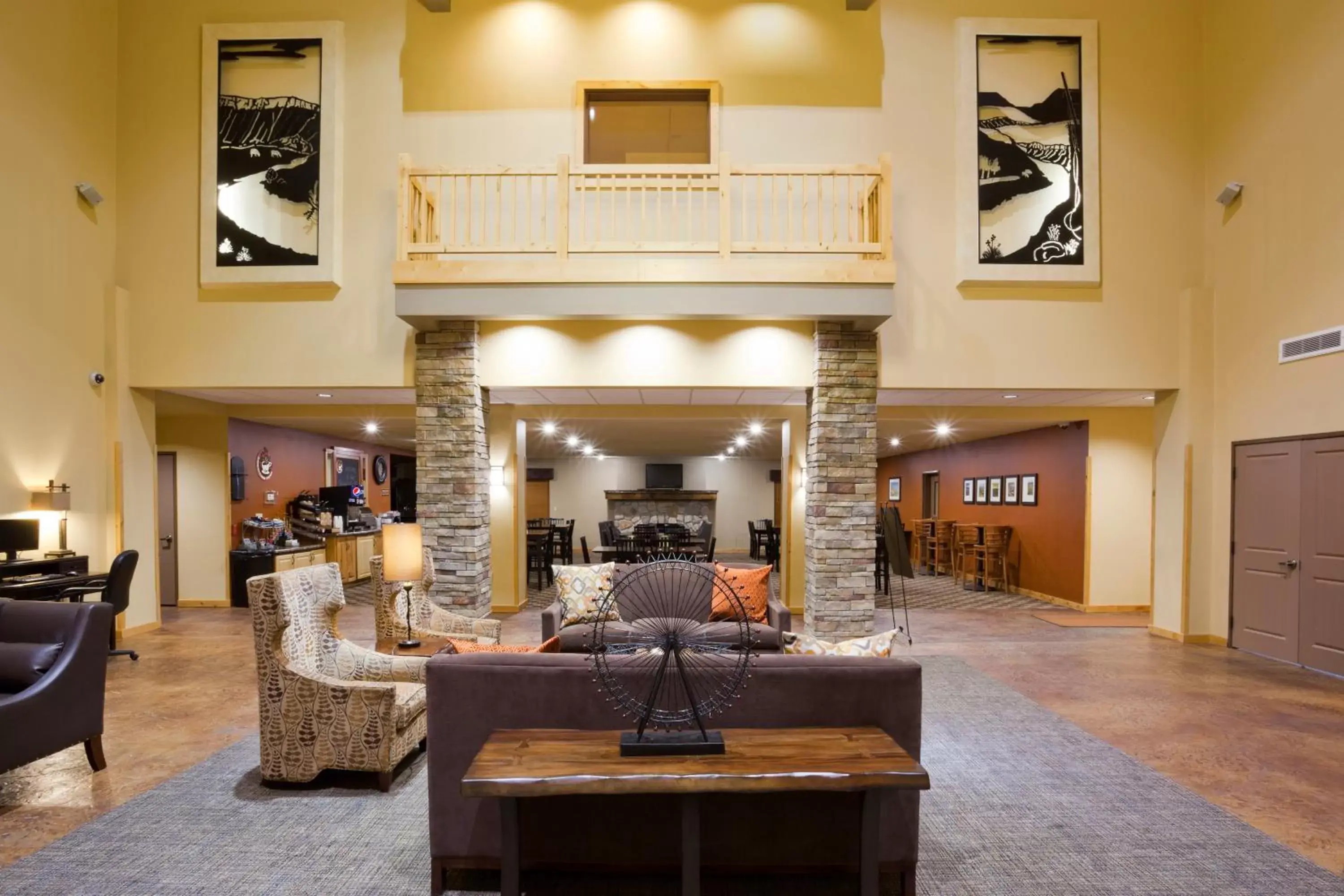 Lobby or reception in AmericInn by Wyndham Fargo Medical Center