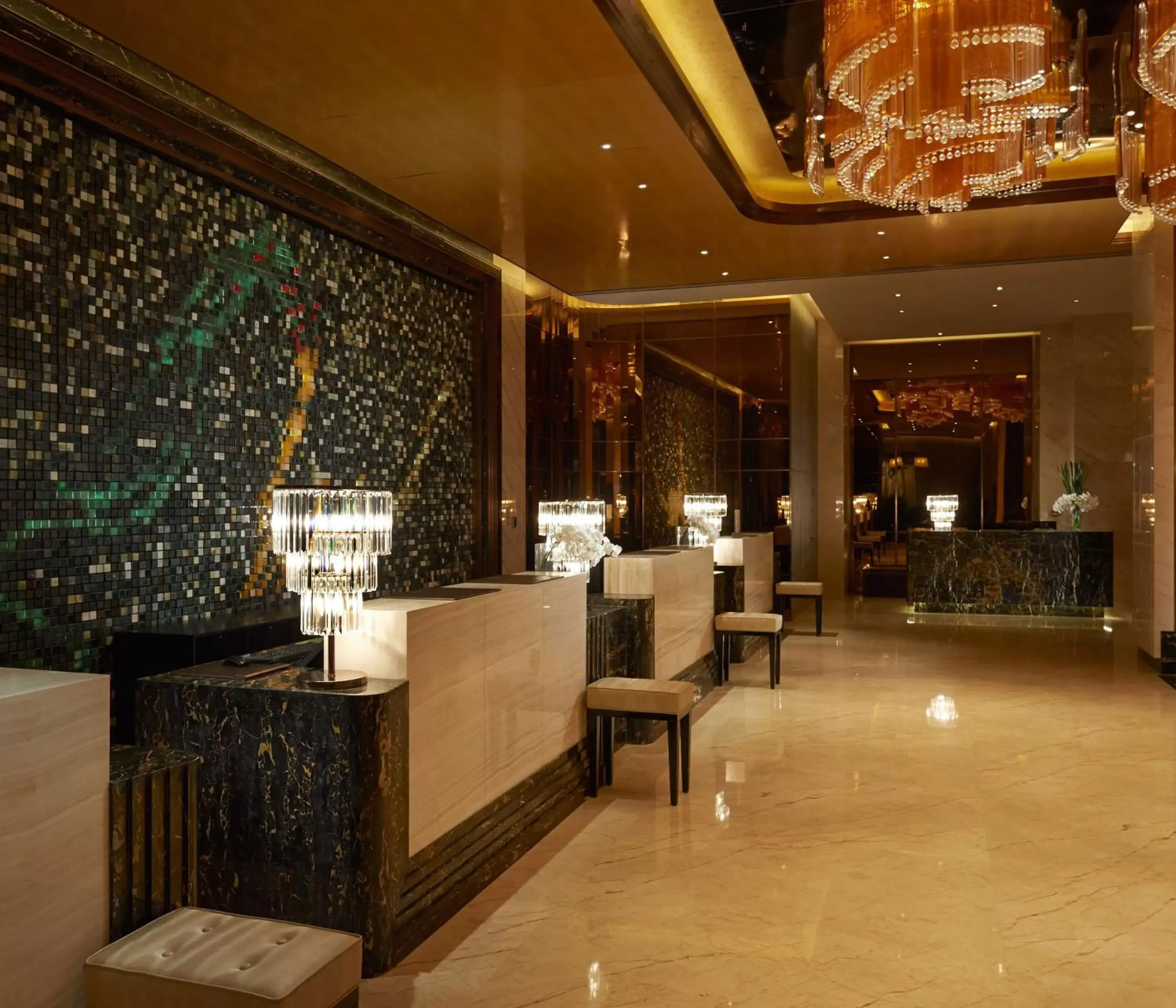 Lobby or reception in Hilton Zhengzhou Lobby or reception in Hilton Zhengzhou