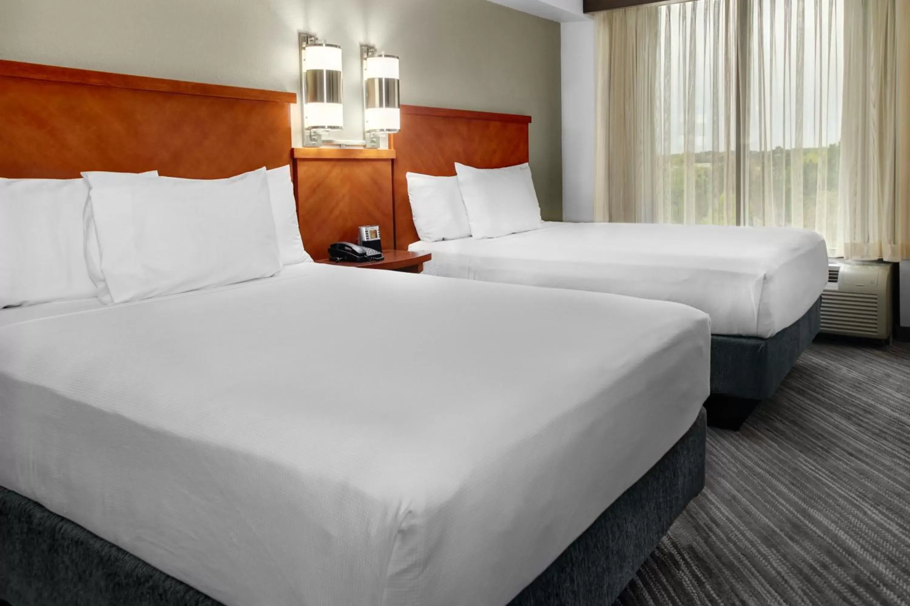 Double Room with Two Double Beds and Sofa Bed in Hyatt Place Charlotte Airport Billy Graham Parkway