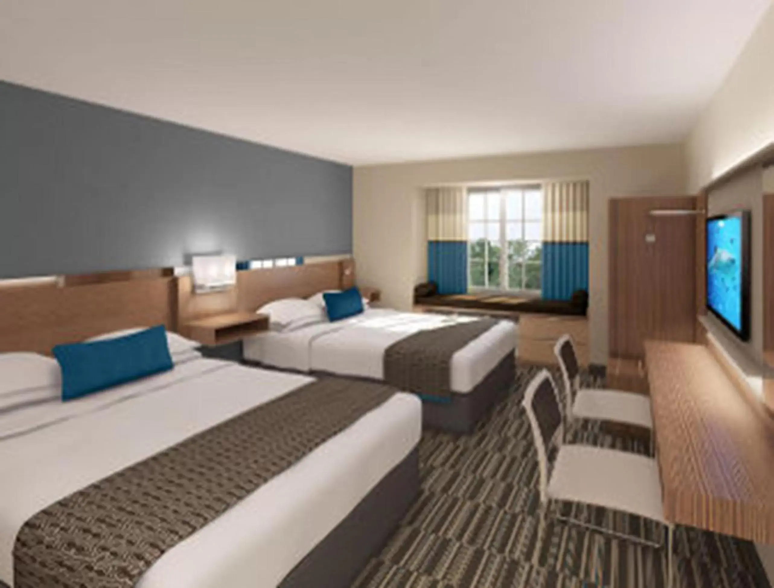Bed in Microtel Inn & Suites by Wyndham Altoona Bed in Microtel Inn & Suites by Wyndham Altoona