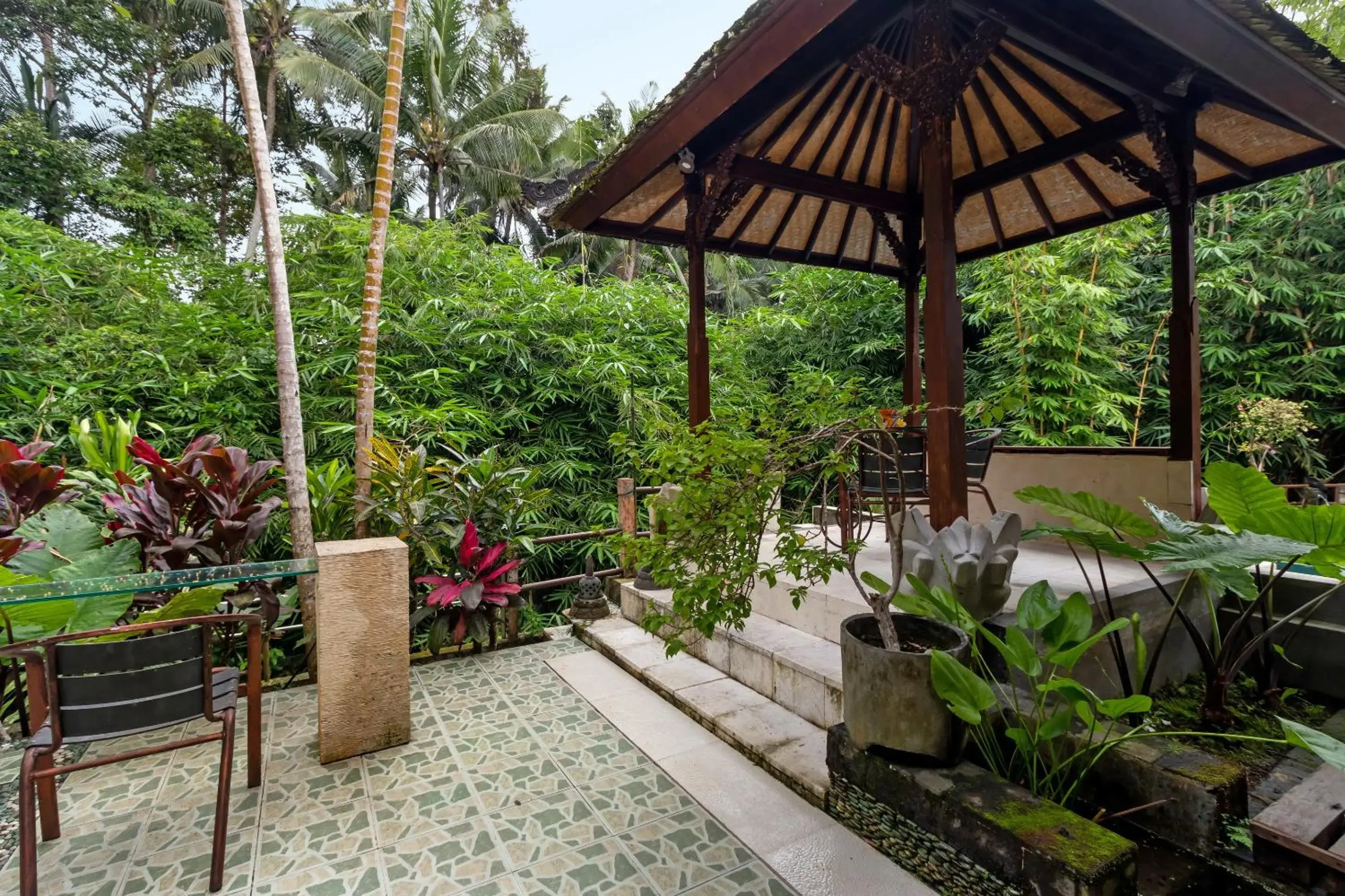 Patio in Padma Ubud Retreat