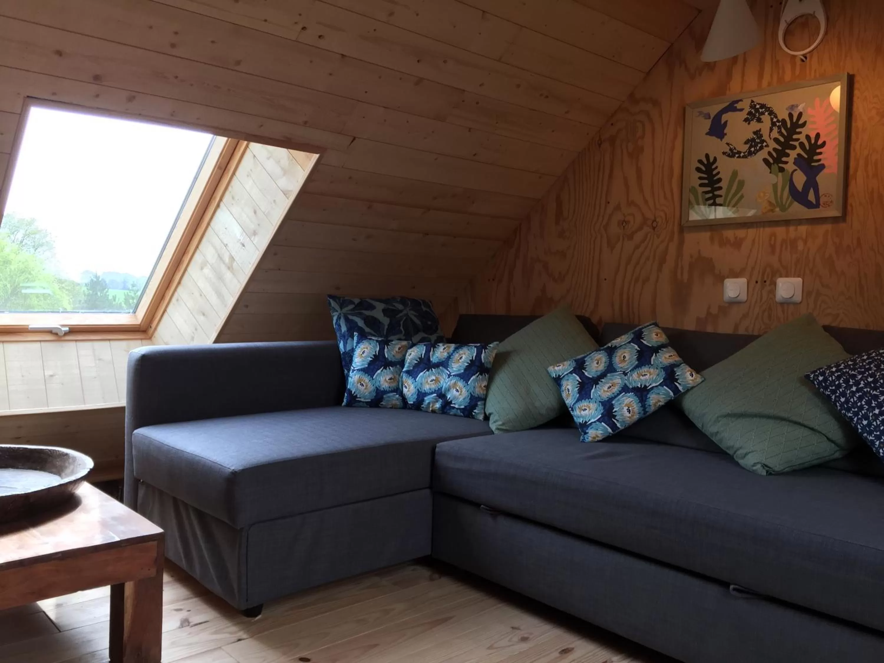 Seating area in Les 3 Koïs