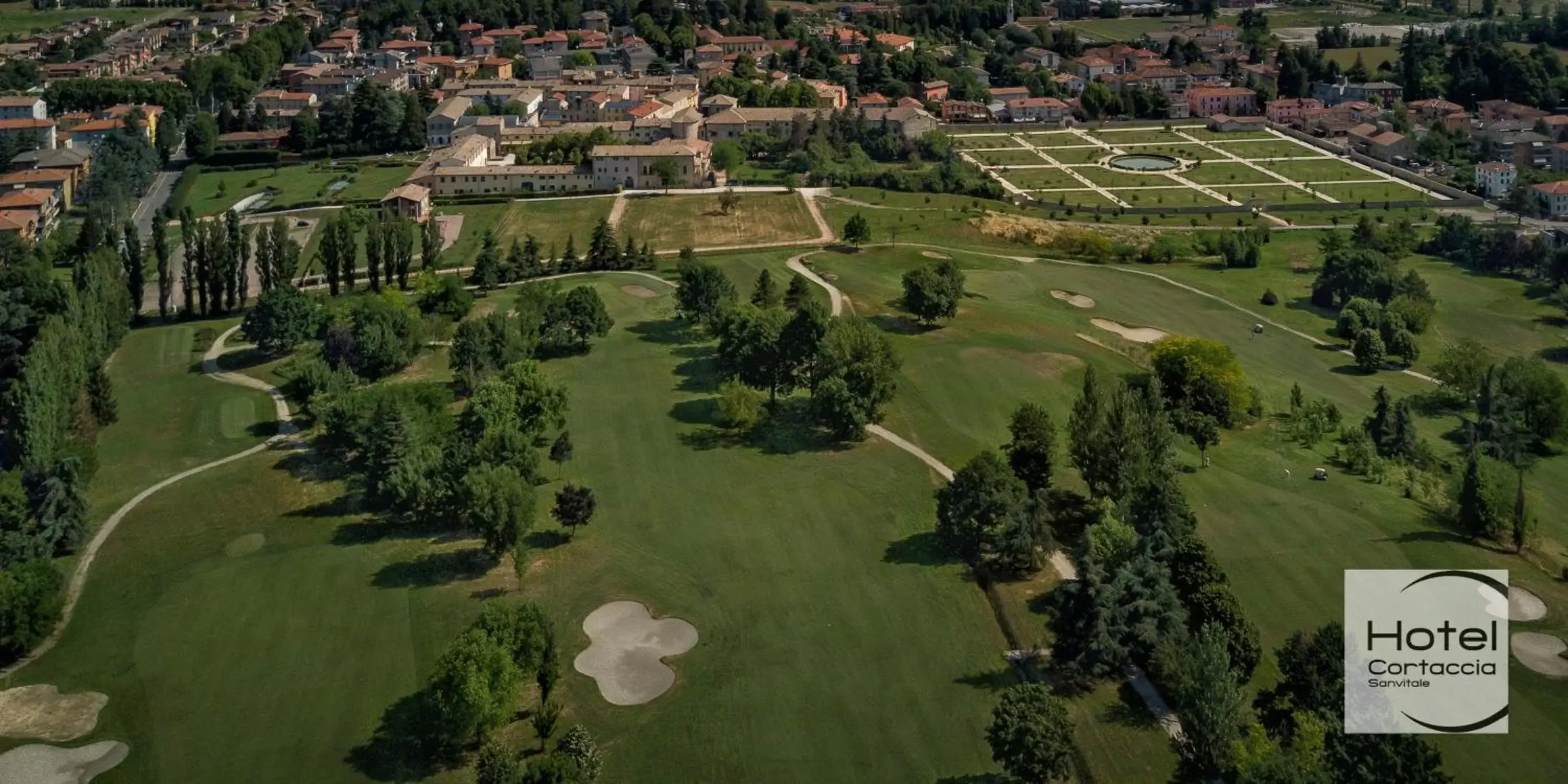 View (from property/room), Bird's-eye View in Hotel Cortaccia Sanvitale