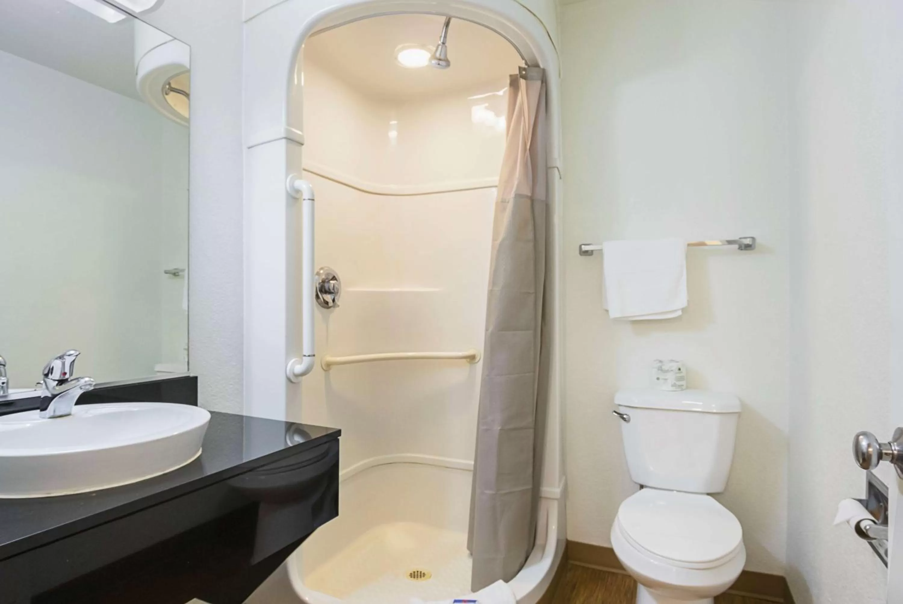 Shower in Motel 6-Rochester, MN