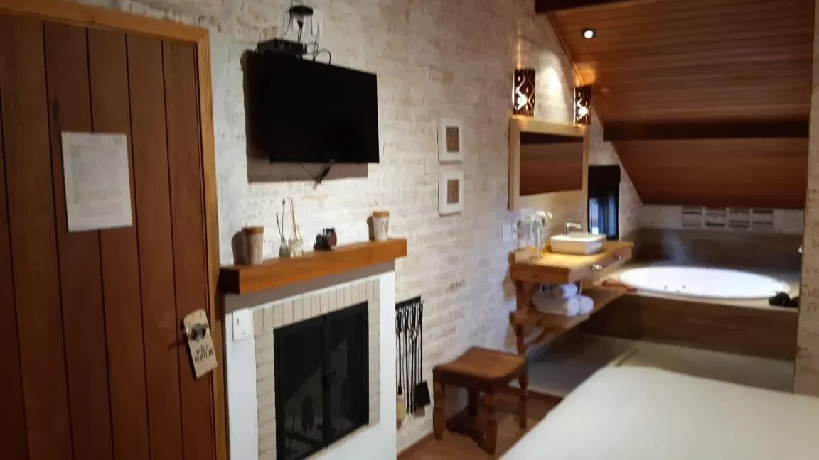 Bed in Pousada Toca Da Coruja