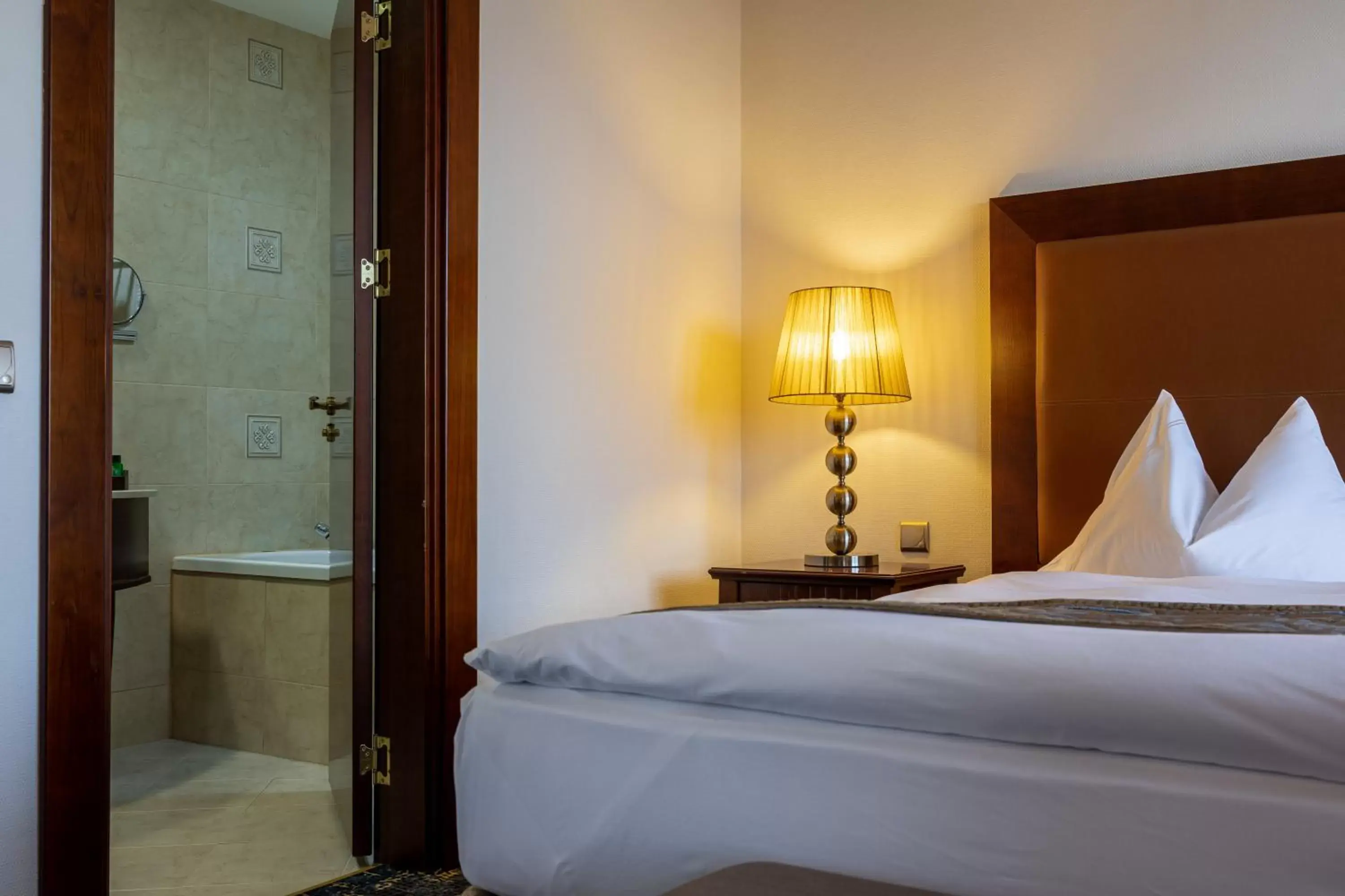 Bed in Primoretz Grand Hotel & Spa