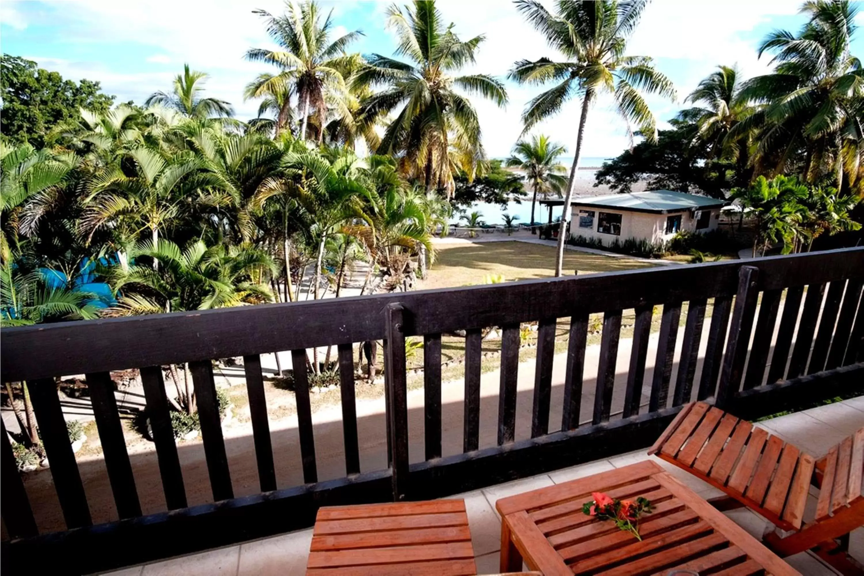 Pool view, Balcony/Terrace in Anchorage Beach Resort