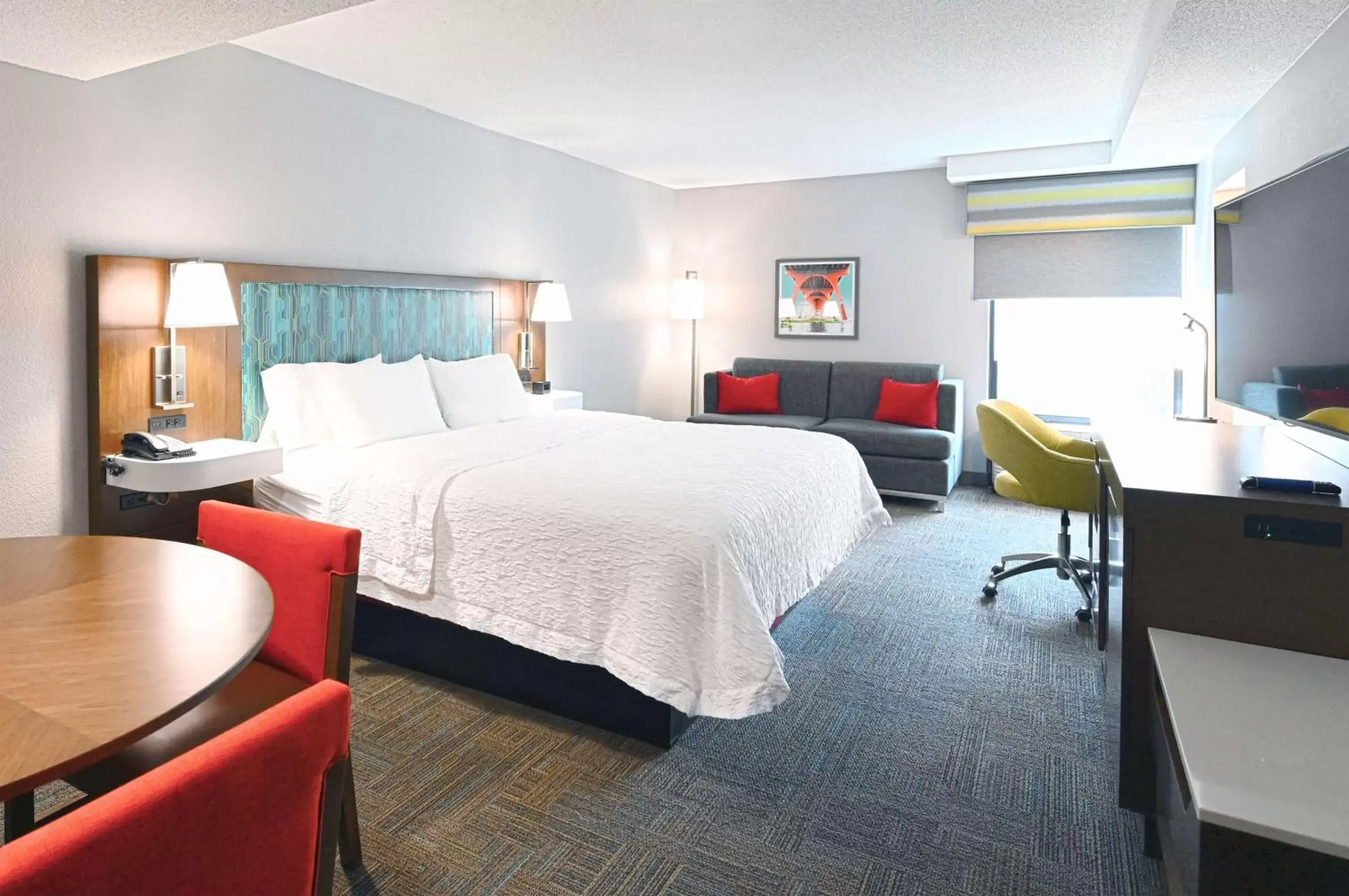 Bedroom, Bed in Hampton Inn Richmond-West Innsbrook Bedroom, Bed in Hampton Inn Richmond-West Innsbrook