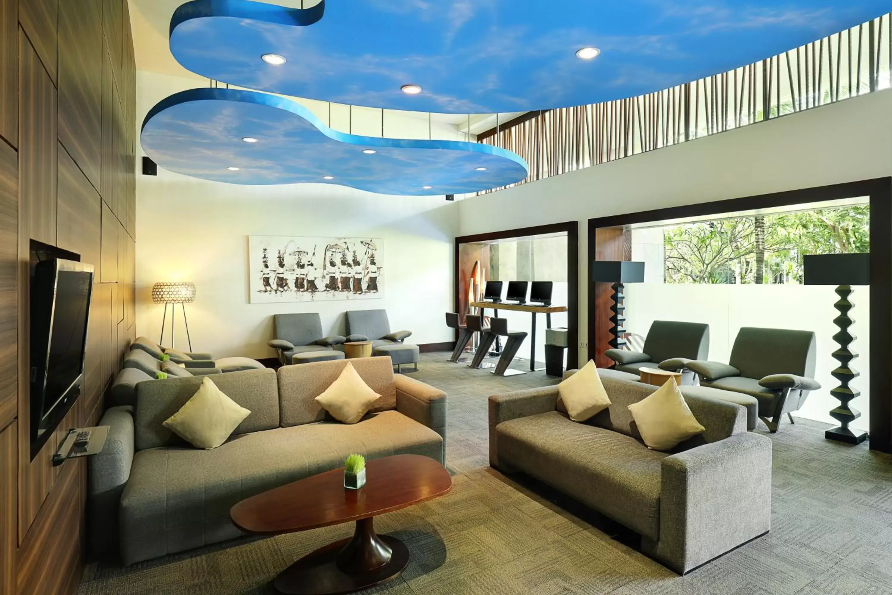 Communal lounge/ TV room in Pullman Bali Legian Beach